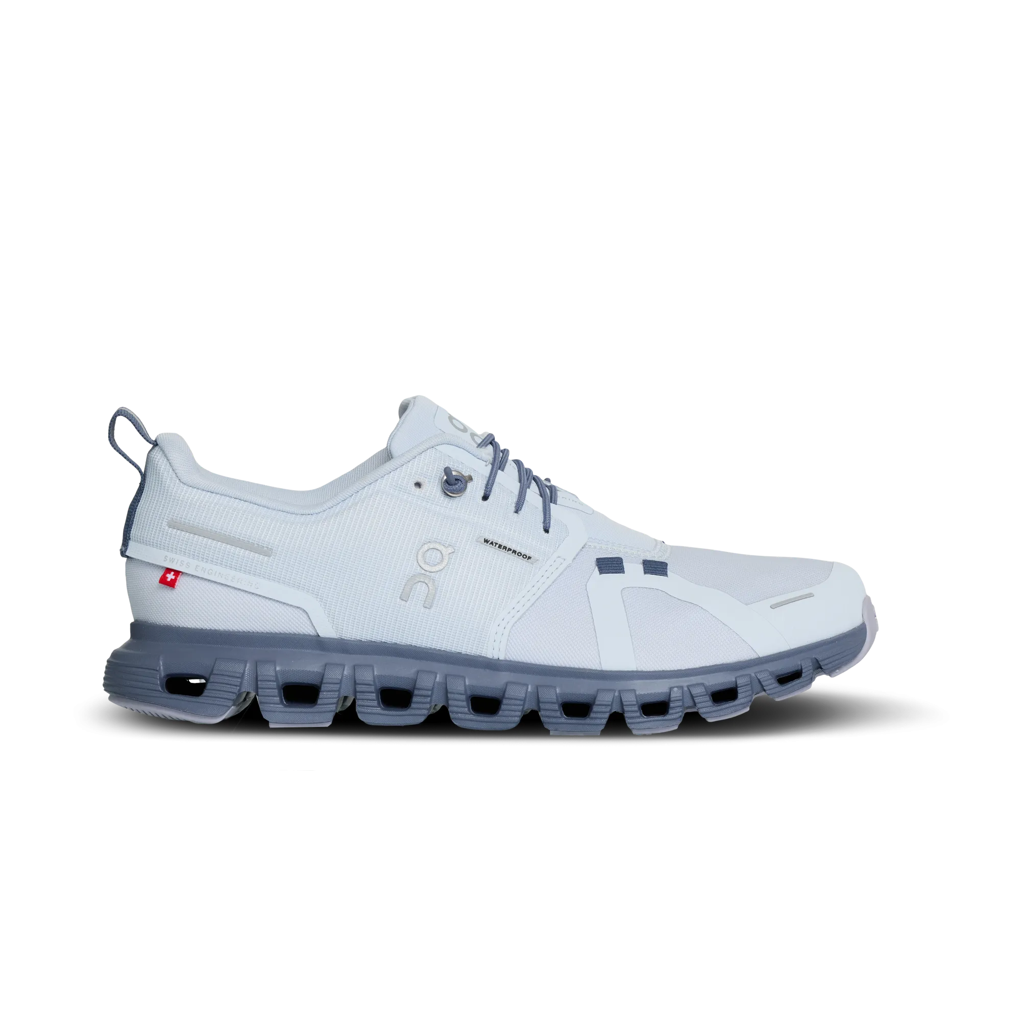 On Women's Cloud 6 Wasserdichte Schuhe - Heather / Metal On Cloud Schuhe