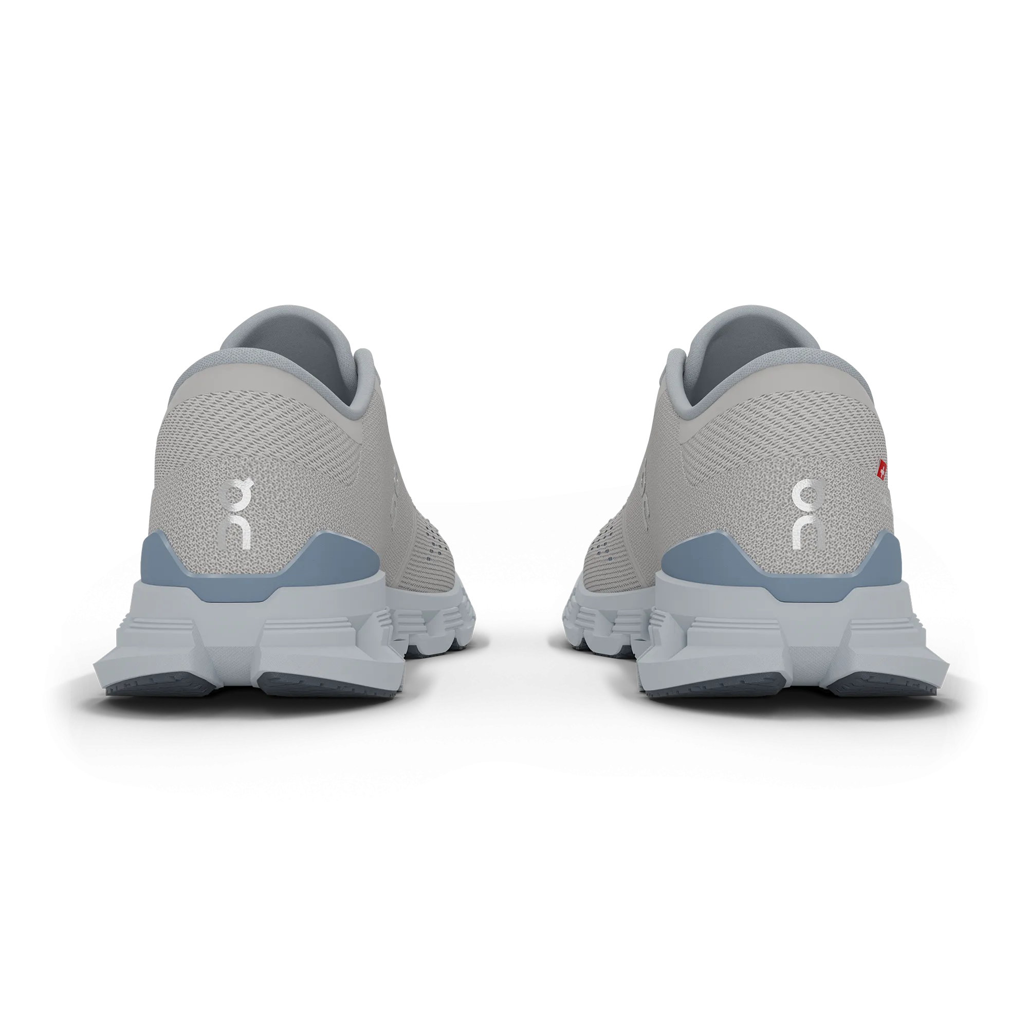 On Women's Cloud X 4 Schuhe - Silber / Chambray On Cloud Schuhe
