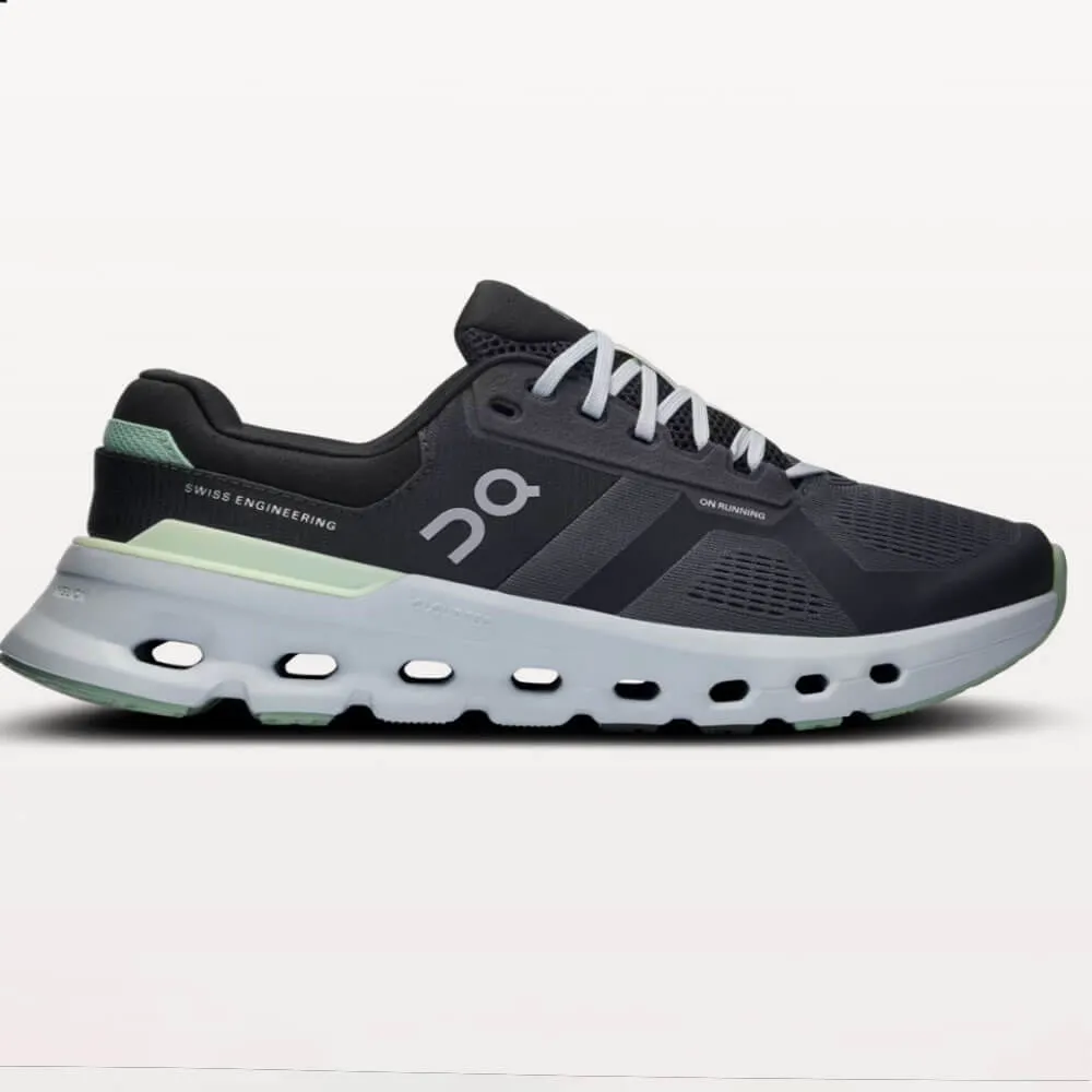 On Women's Cloudrunner 2 Schuhe - Schatten / Lima On Cloud Schuhe
