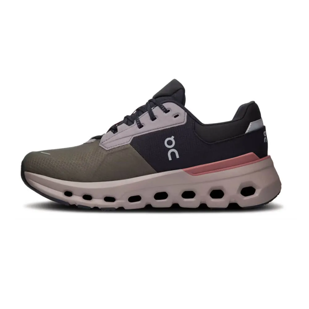 Zu den Women's Cloudrunner 2 wasserdichten Schuhen - Olive / Mahagoni von On Cloud Schuhen