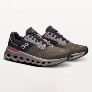 Zu den Women's Cloudrunner 2 wasserdichten Schuhen - Olive / Mahagoni von On Cloud Schuhen