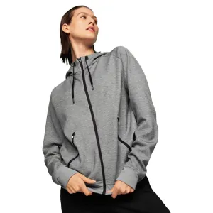 Über Damen-Reißverschluss-Hoodie - Grau On Cloud Schuhe