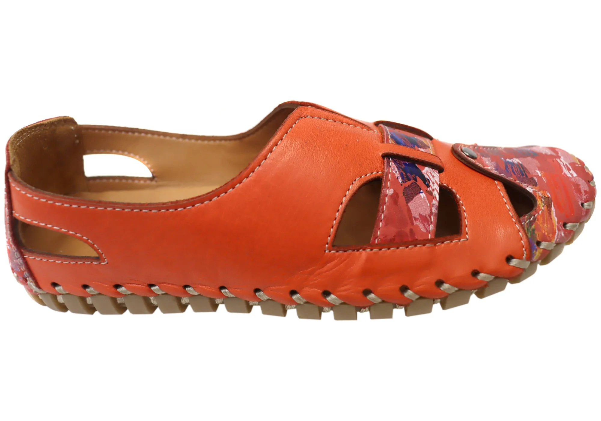 Orizonte Genevieve Damen Europäische Bequeme Lederschuhe Orizonte Schuhe