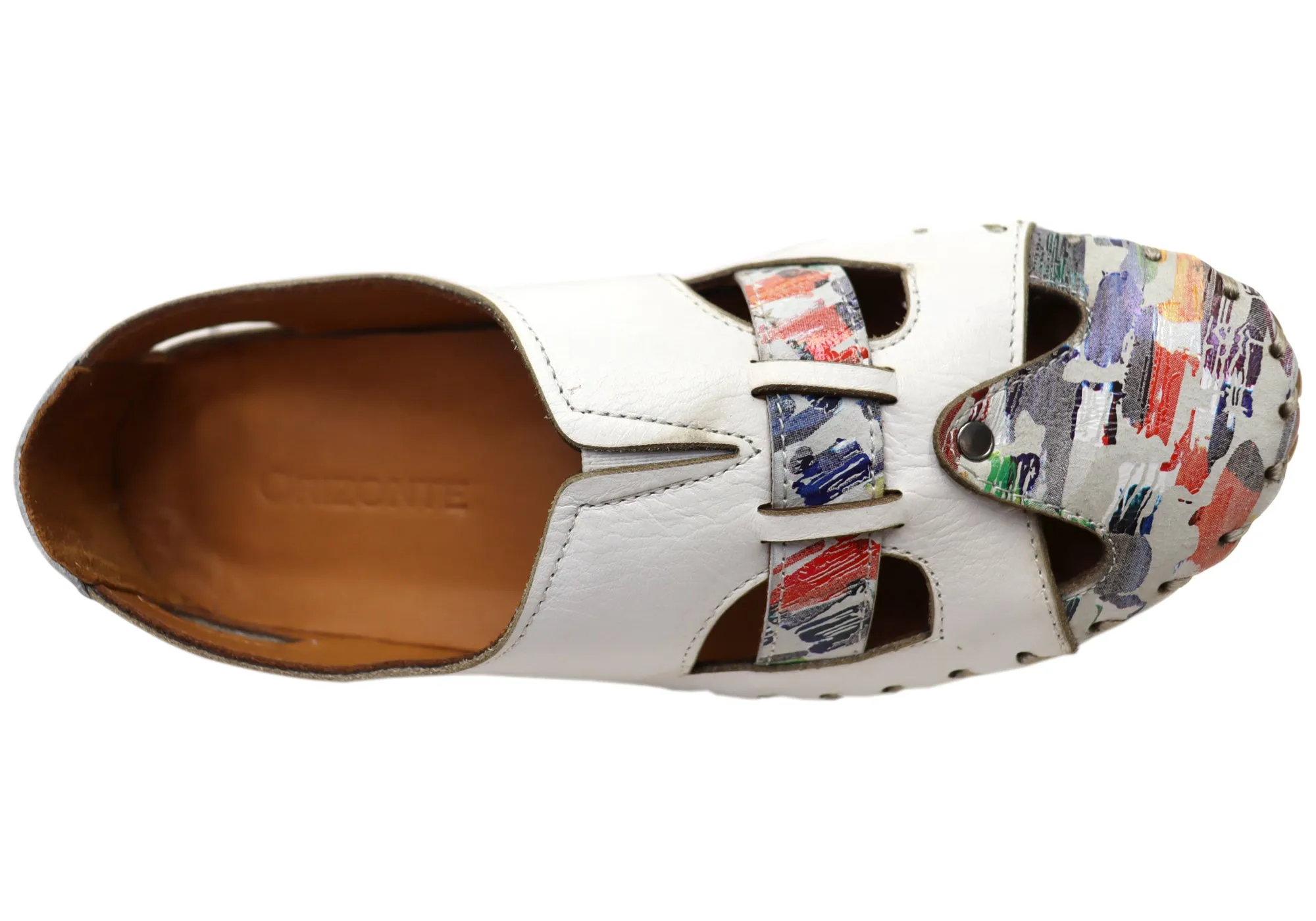 Orizonte Genevieve Damen Europäische Bequeme Lederschuhe Orizonte Schuhe