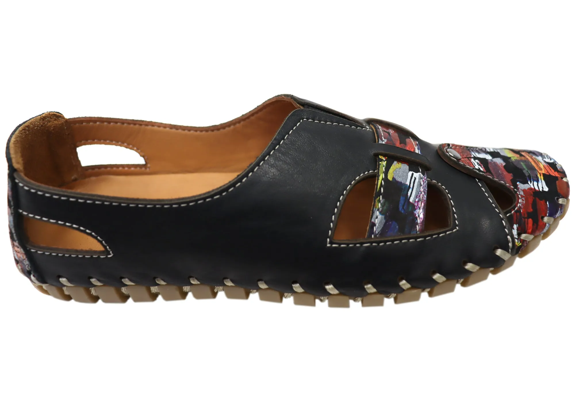 Orizonte Genevieve Damen Europäische Bequeme Lederschuhe Orizonte Schuhe
