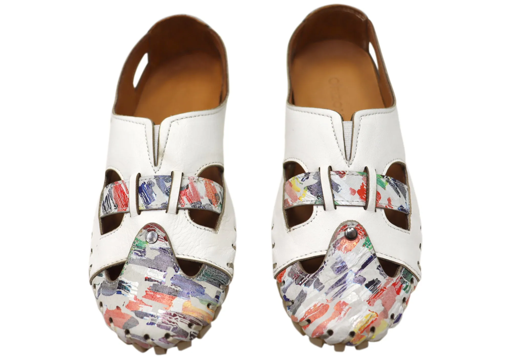Orizonte Genevieve Damen Europäische Bequeme Lederschuhe Orizonte Schuhe