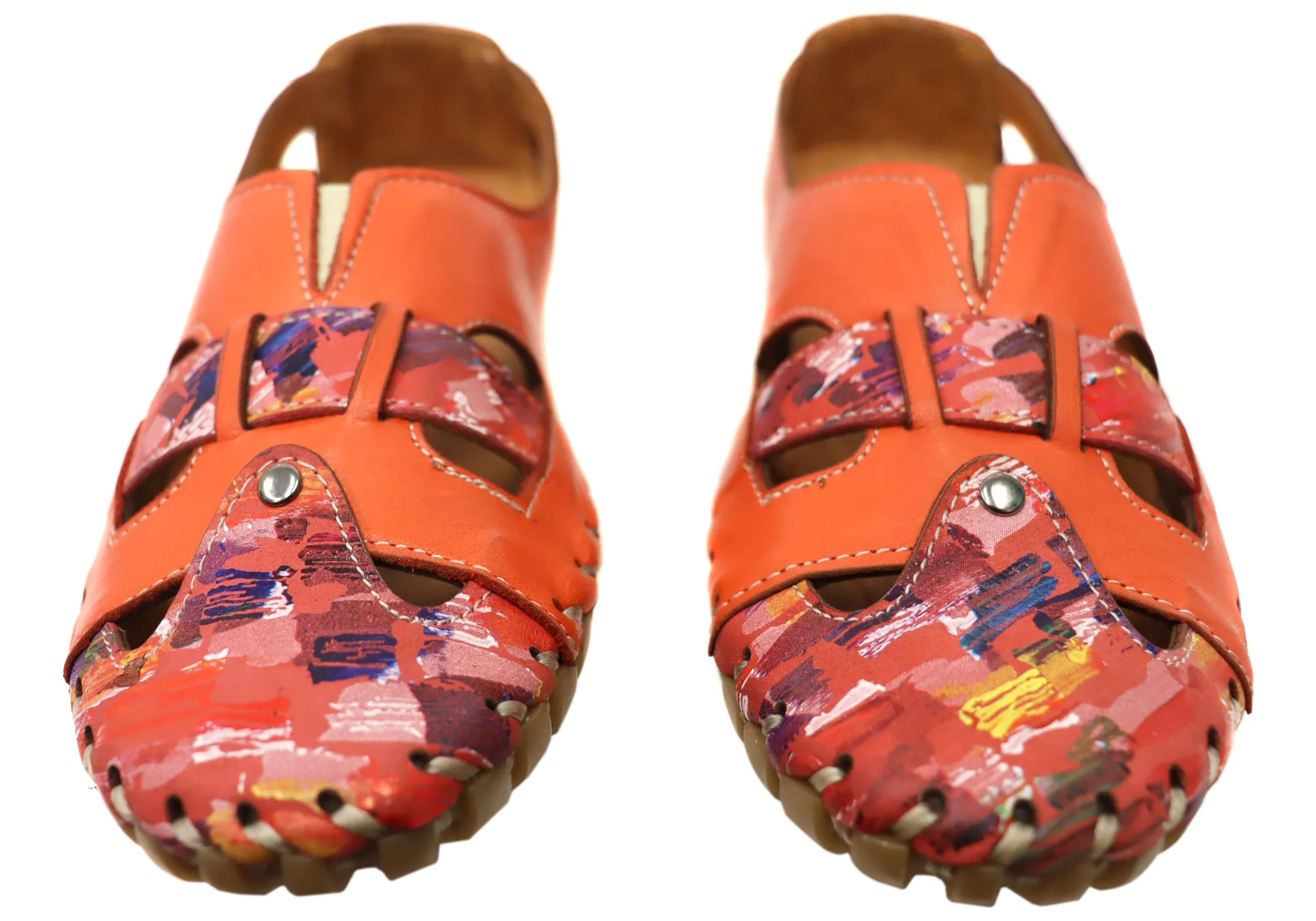 Orizonte Genevieve Damen Europäische Bequeme Lederschuhe Orizonte Schuhe