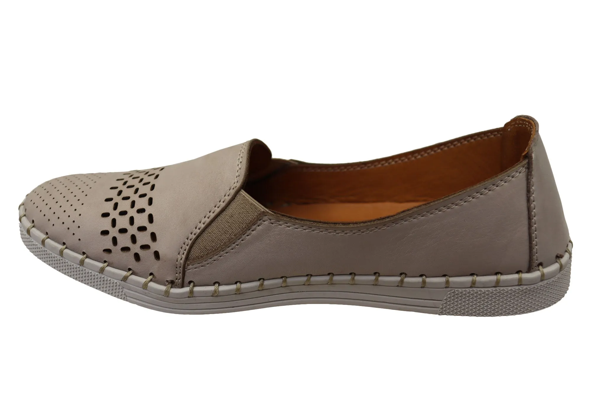 Orizonte Harlow Damen Europäische Bequeme Lederschuhe Orizonte Schuhe