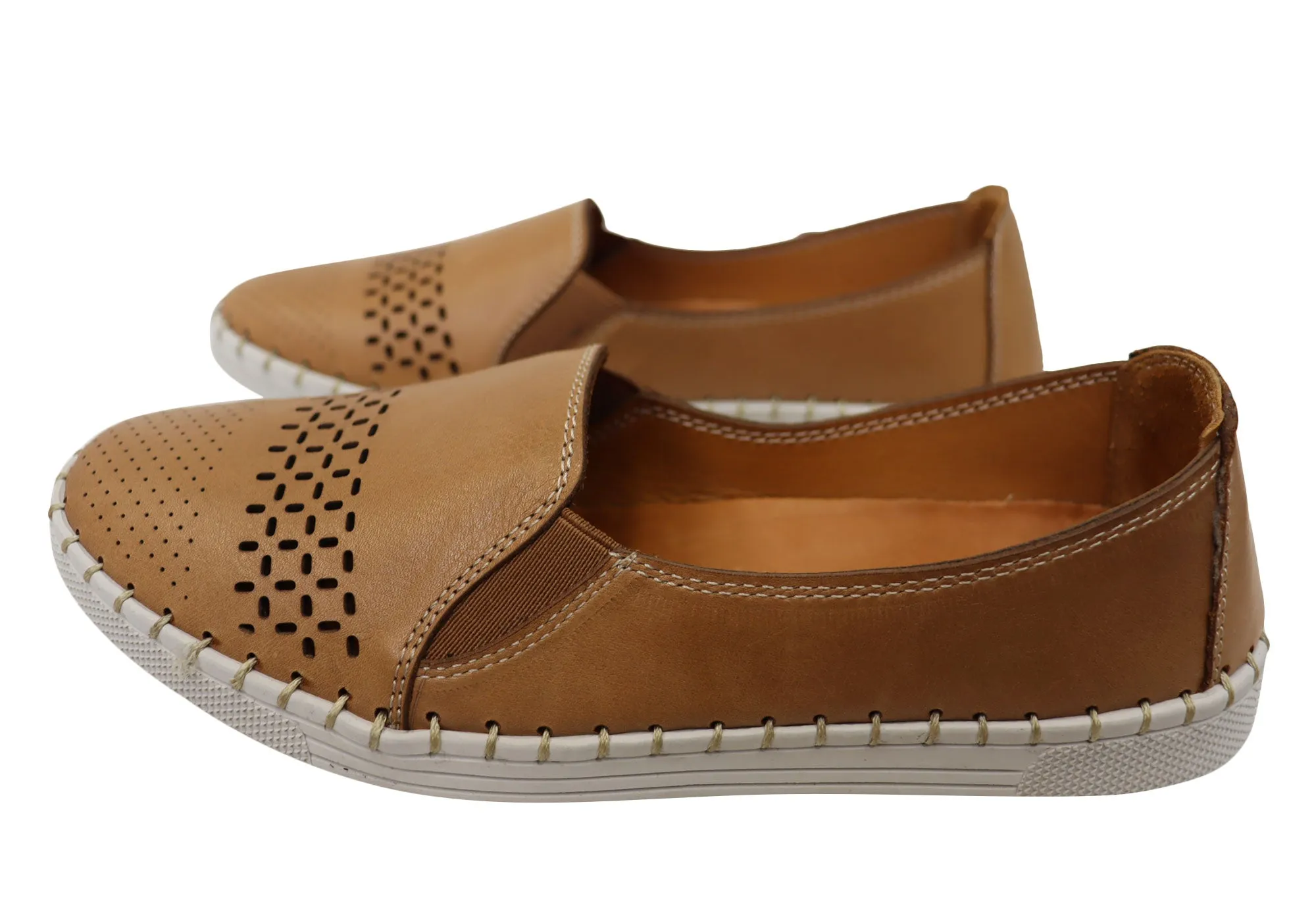 Orizonte Harlow Damen Europäische Bequeme Lederschuhe Orizonte Schuhe