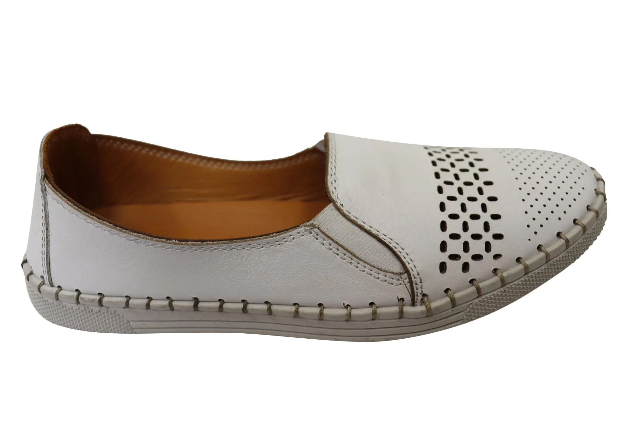 Orizonte Harlow Damen Europäische Bequeme Lederschuhe Orizonte Schuhe