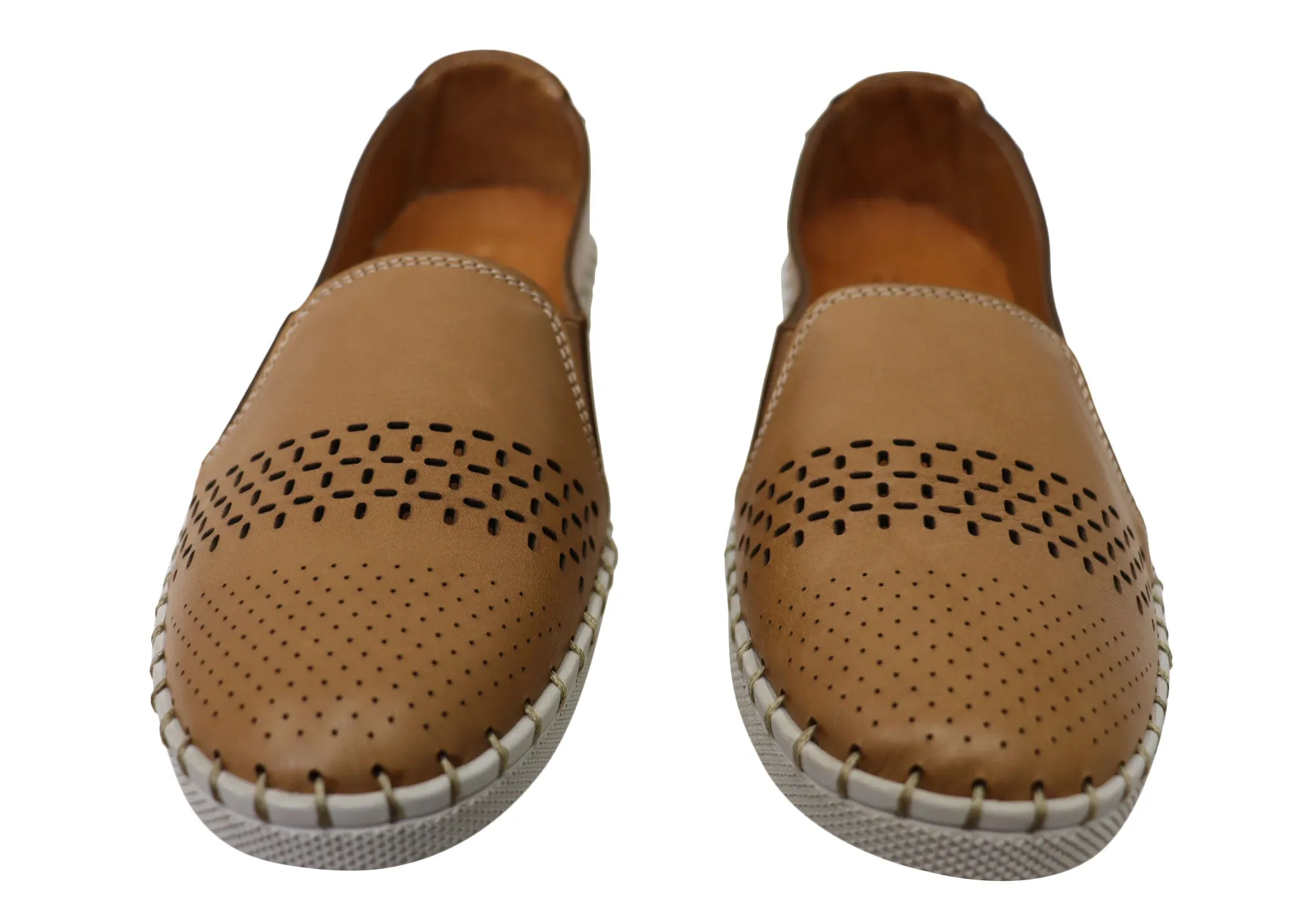 Orizonte Harlow Damen Europäische Bequeme Lederschuhe Orizonte Schuhe