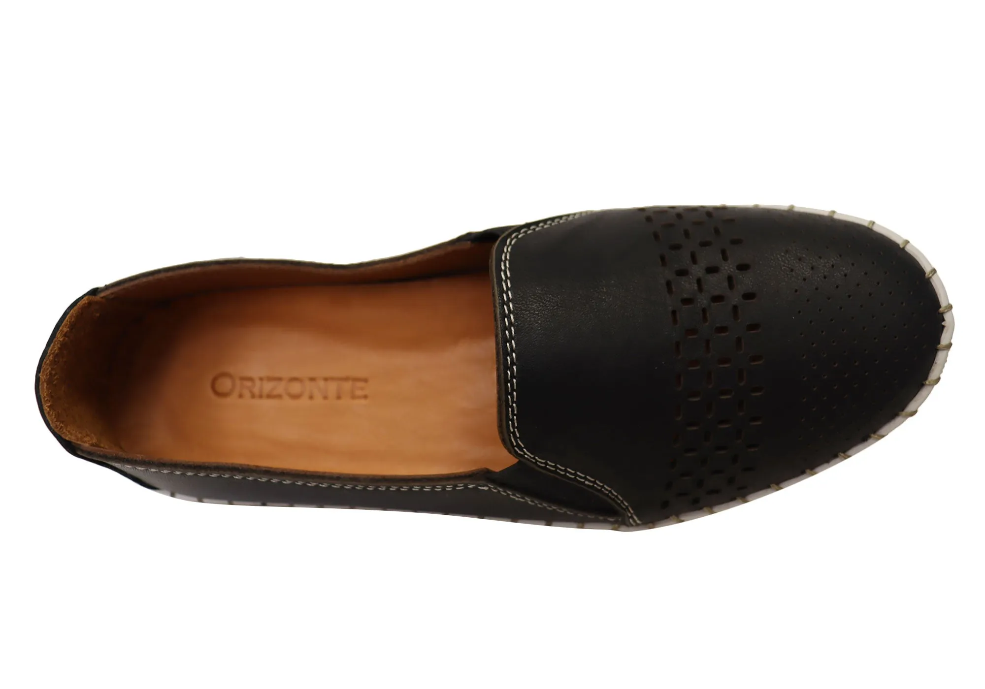 Orizonte Harlow Damen Europäische Bequeme Lederschuhe Orizonte Schuhe