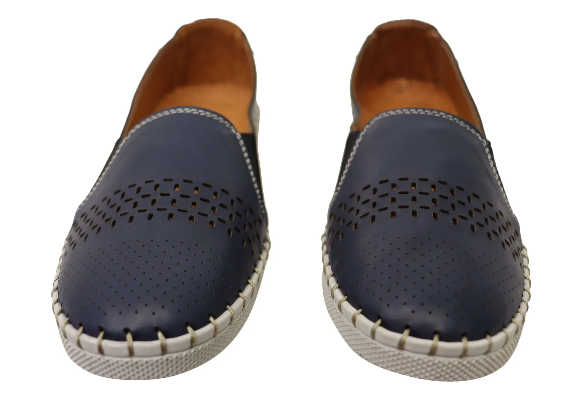 Orizonte Harlow Damen Europäische Bequeme Lederschuhe Orizonte Schuhe