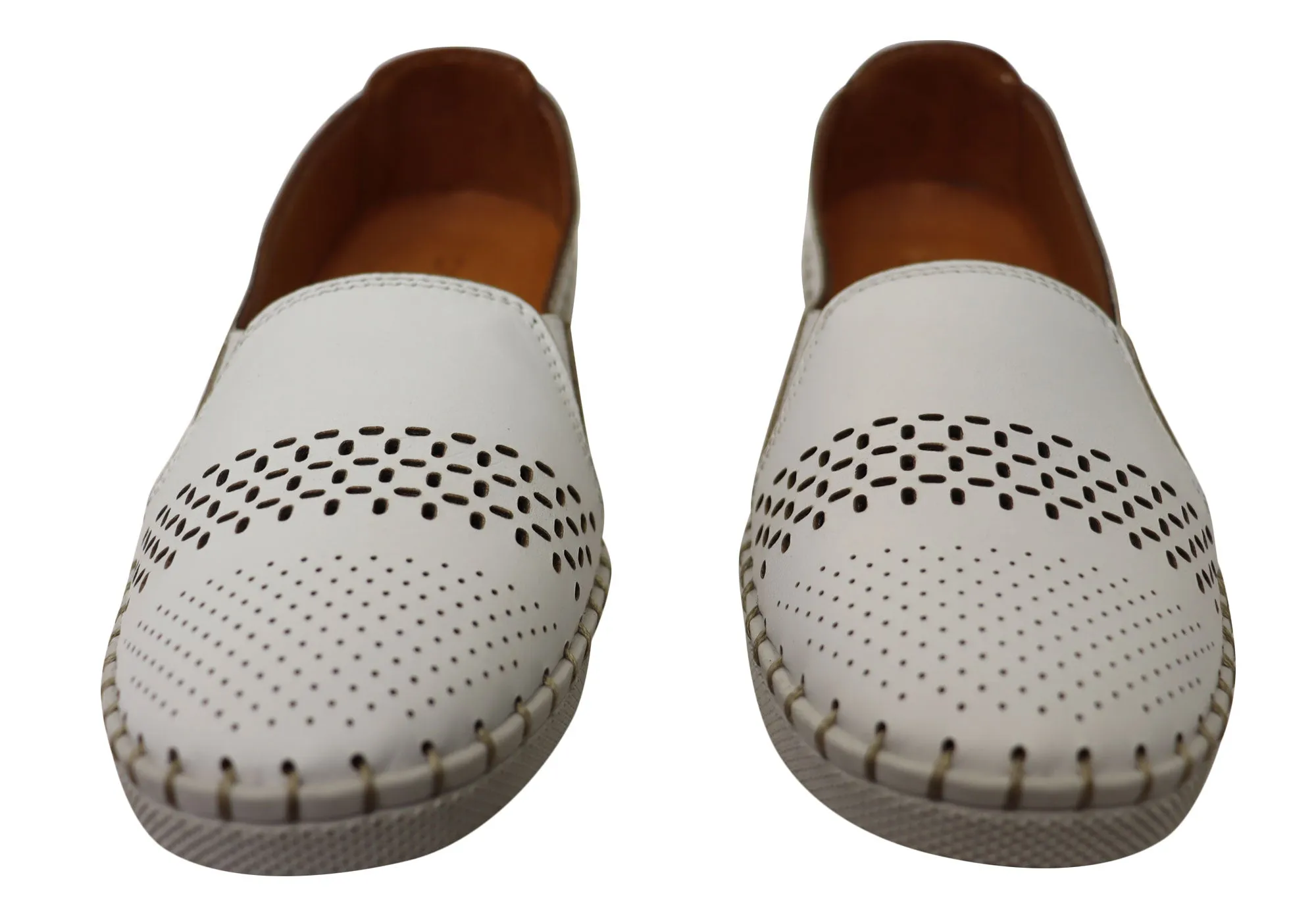Orizonte Harlow Damen Europäische Bequeme Lederschuhe Orizonte Schuhe