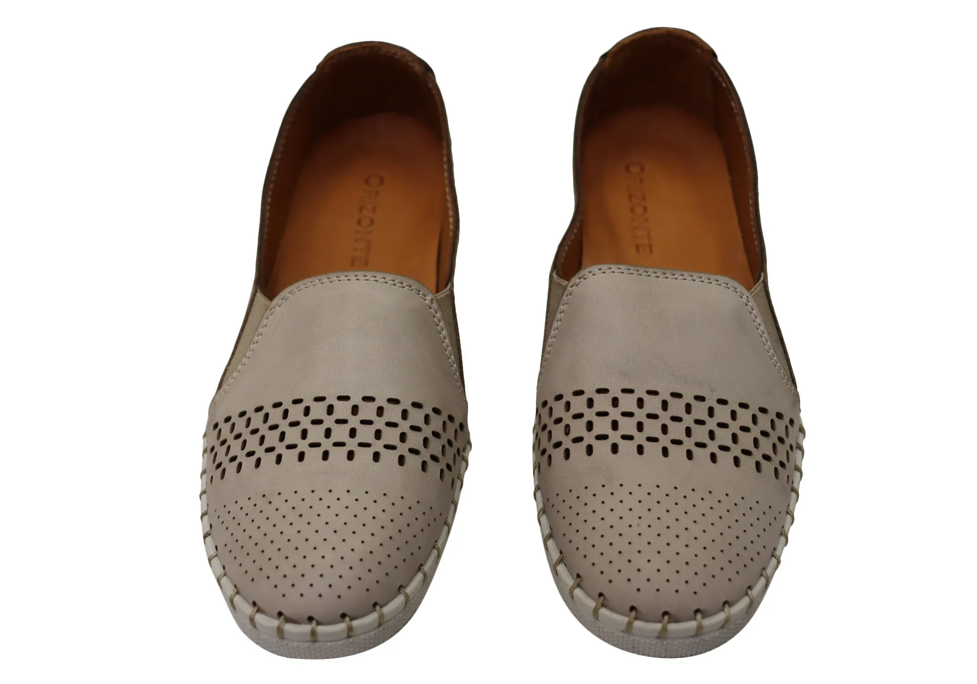 Orizonte Harlow Damen Europäische Bequeme Lederschuhe Orizonte Schuhe
