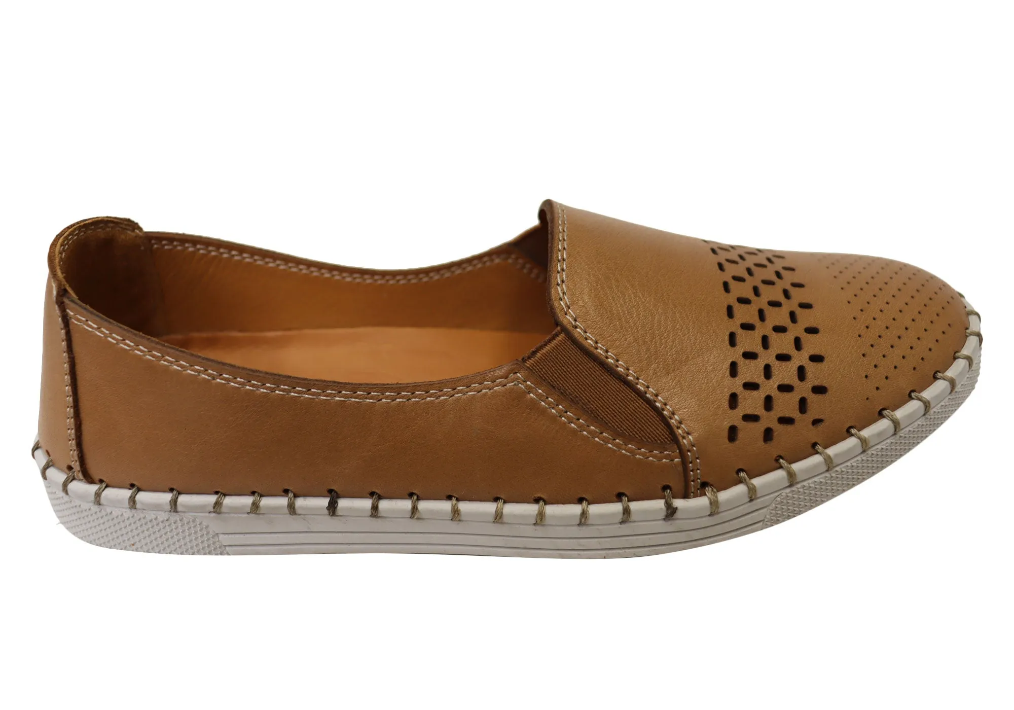 Orizonte Harlow Damen Europäische Bequeme Lederschuhe Orizonte Schuhe