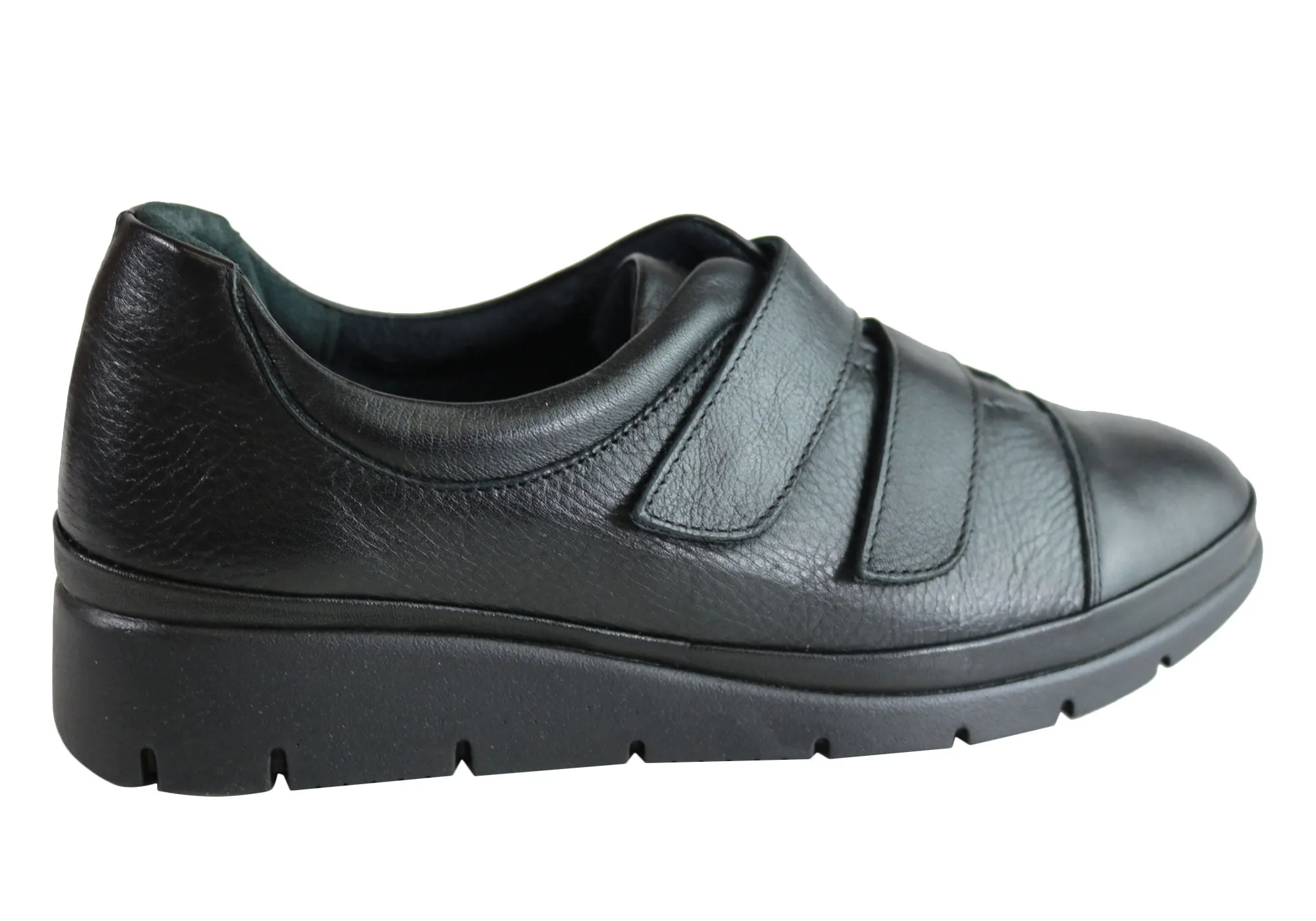 Orizonte Kerri Damen Europäische Komfort Schuhe mit verstellbaren Riemen aus Leder Orizonte Schuhe