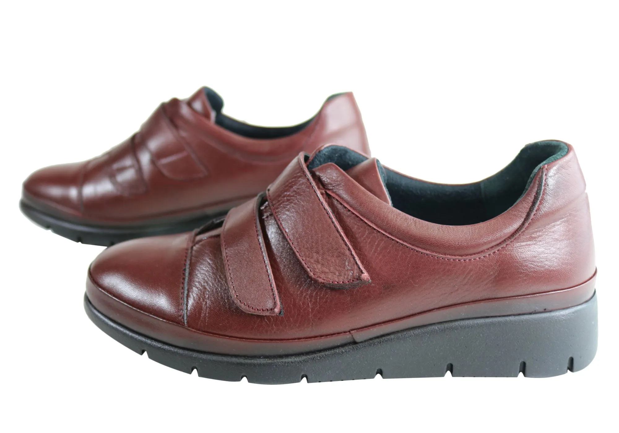 Orizonte Kerri Damen Europäische Komfort Schuhe mit verstellbaren Riemen aus Leder Orizonte Schuhe