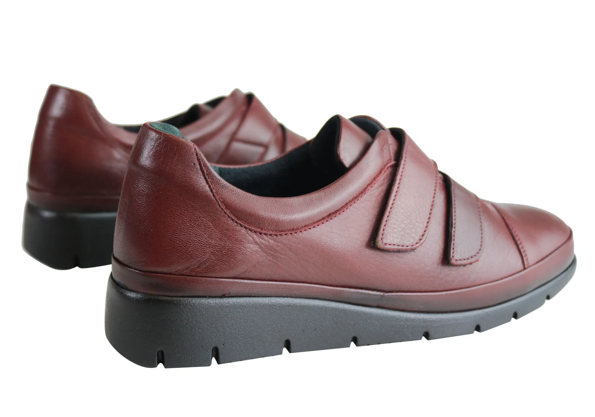 Orizonte Kerri Damen Europäische Komfort Schuhe mit verstellbaren Riemen aus Leder Orizonte Schuhe