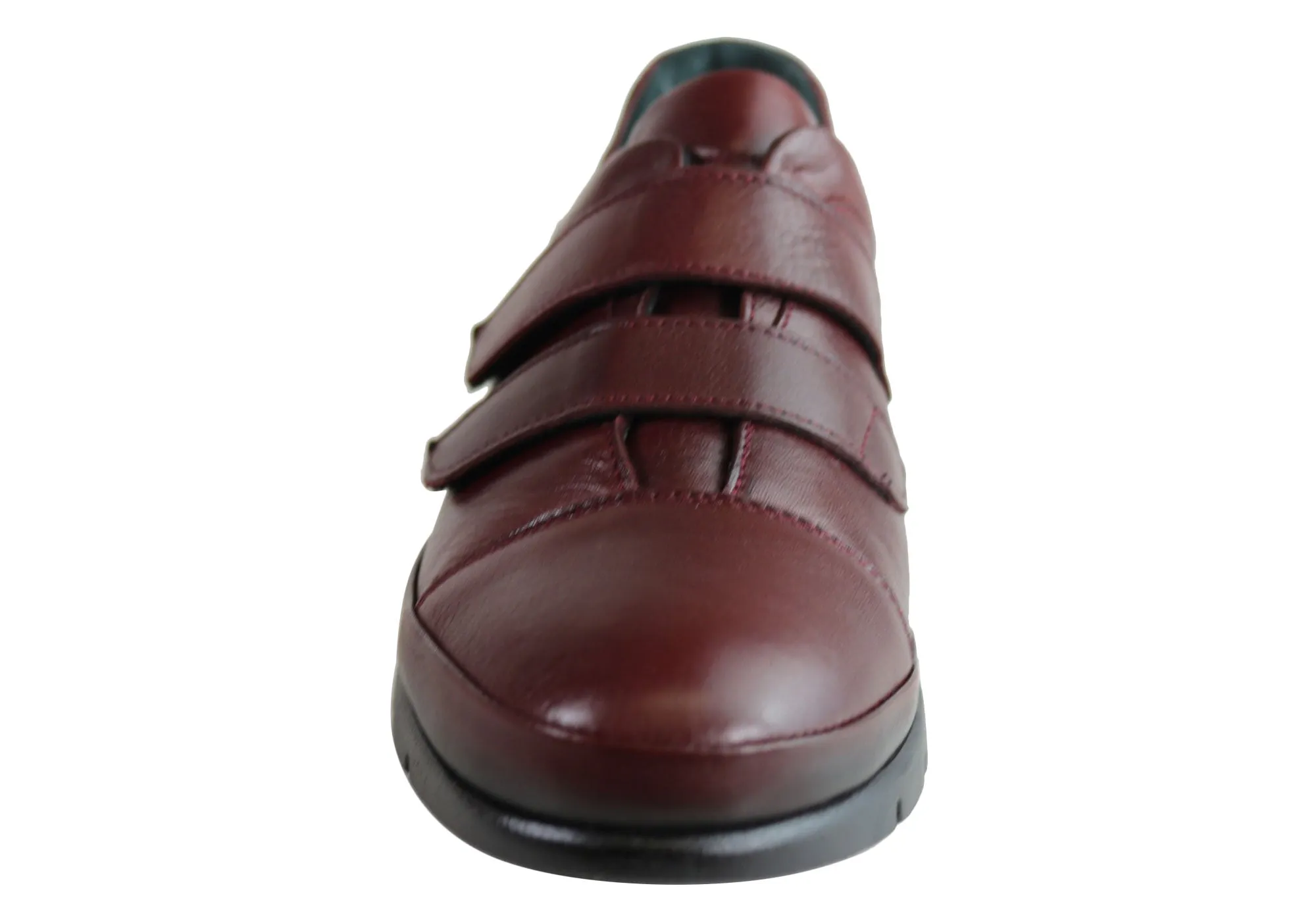 Orizonte Kerri Damen Europäische Komfort Schuhe mit verstellbaren Riemen aus Leder Orizonte Schuhe