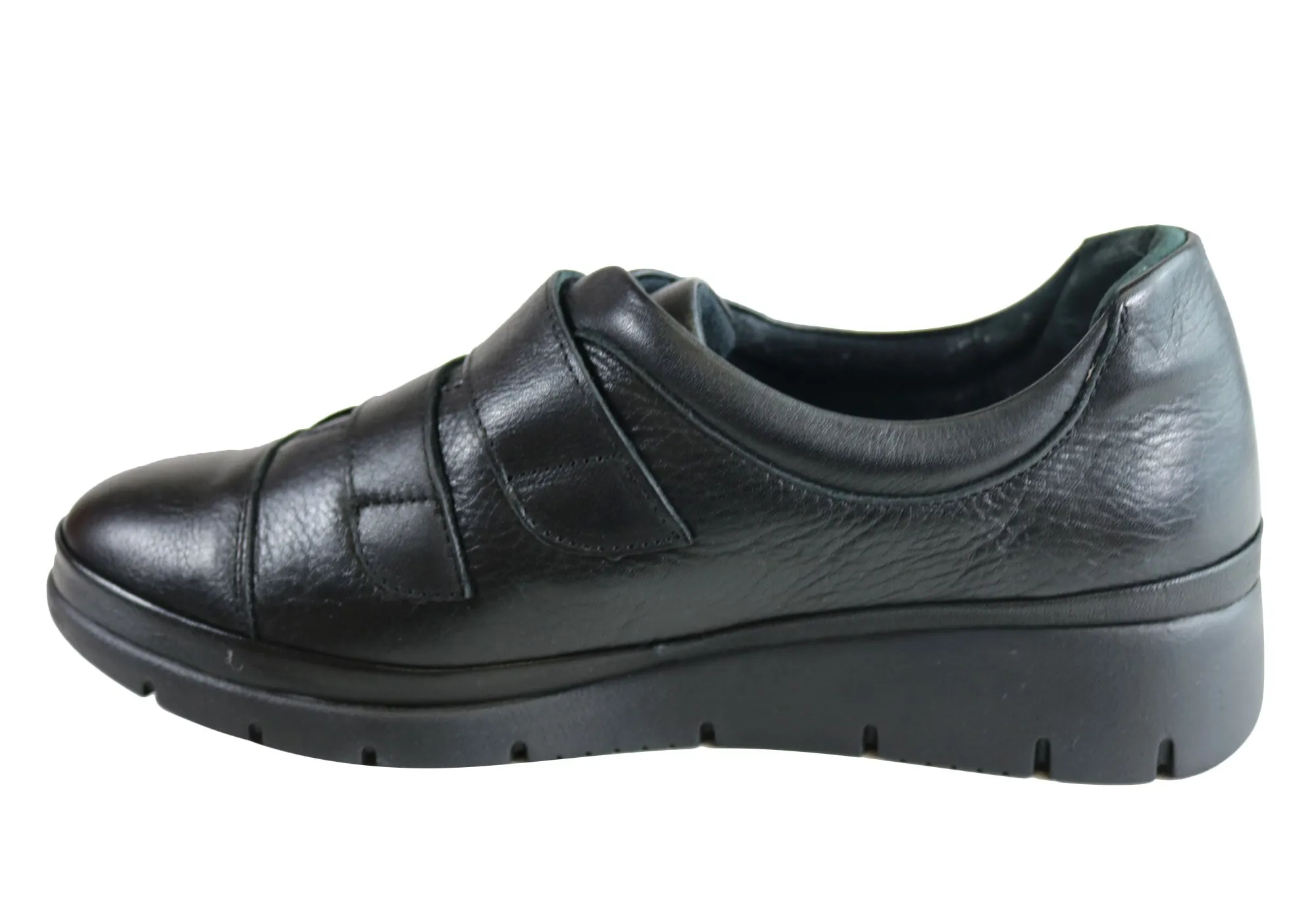 Orizonte Kerri Damen Europäische Komfort Schuhe mit verstellbaren Riemen aus Leder Orizonte Schuhe