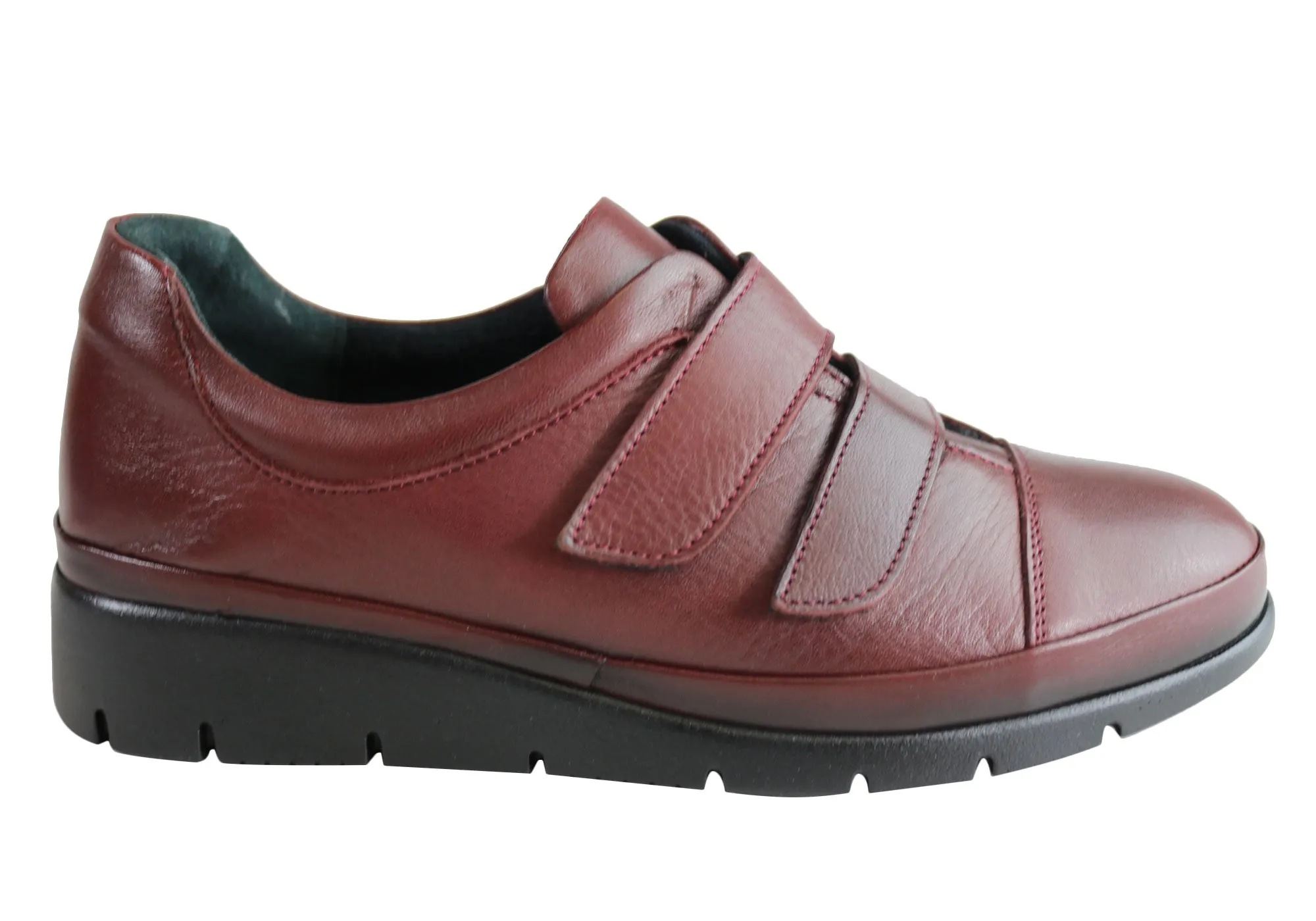 Orizonte Kerri Damen Europäische Komfort Schuhe mit verstellbaren Riemen aus Leder Orizonte Schuhe