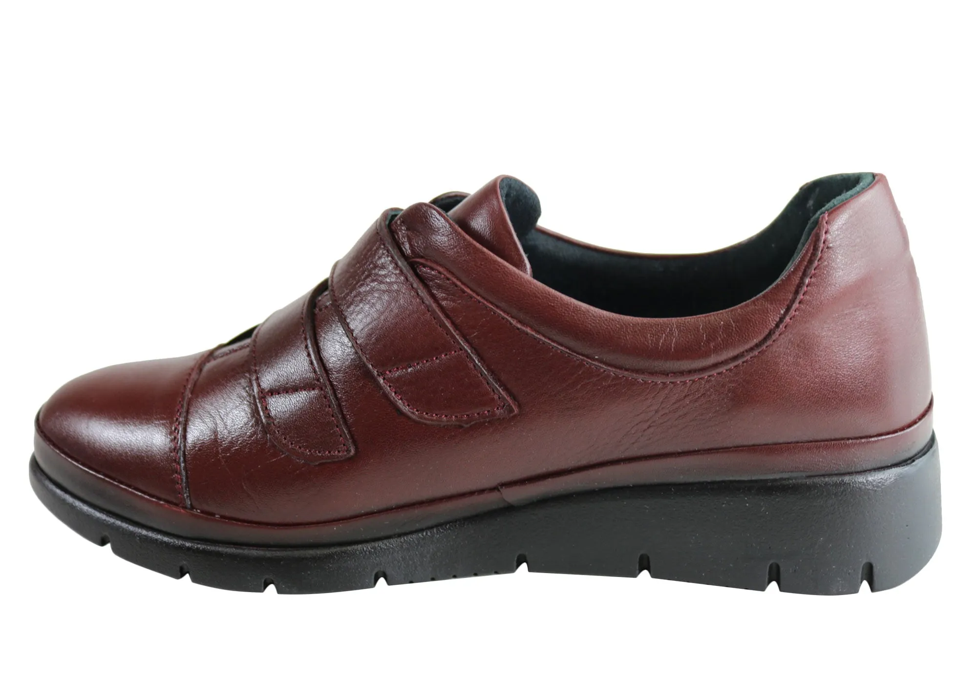 Orizonte Kerri Damen Europäische Komfort Schuhe mit verstellbaren Riemen aus Leder Orizonte Schuhe