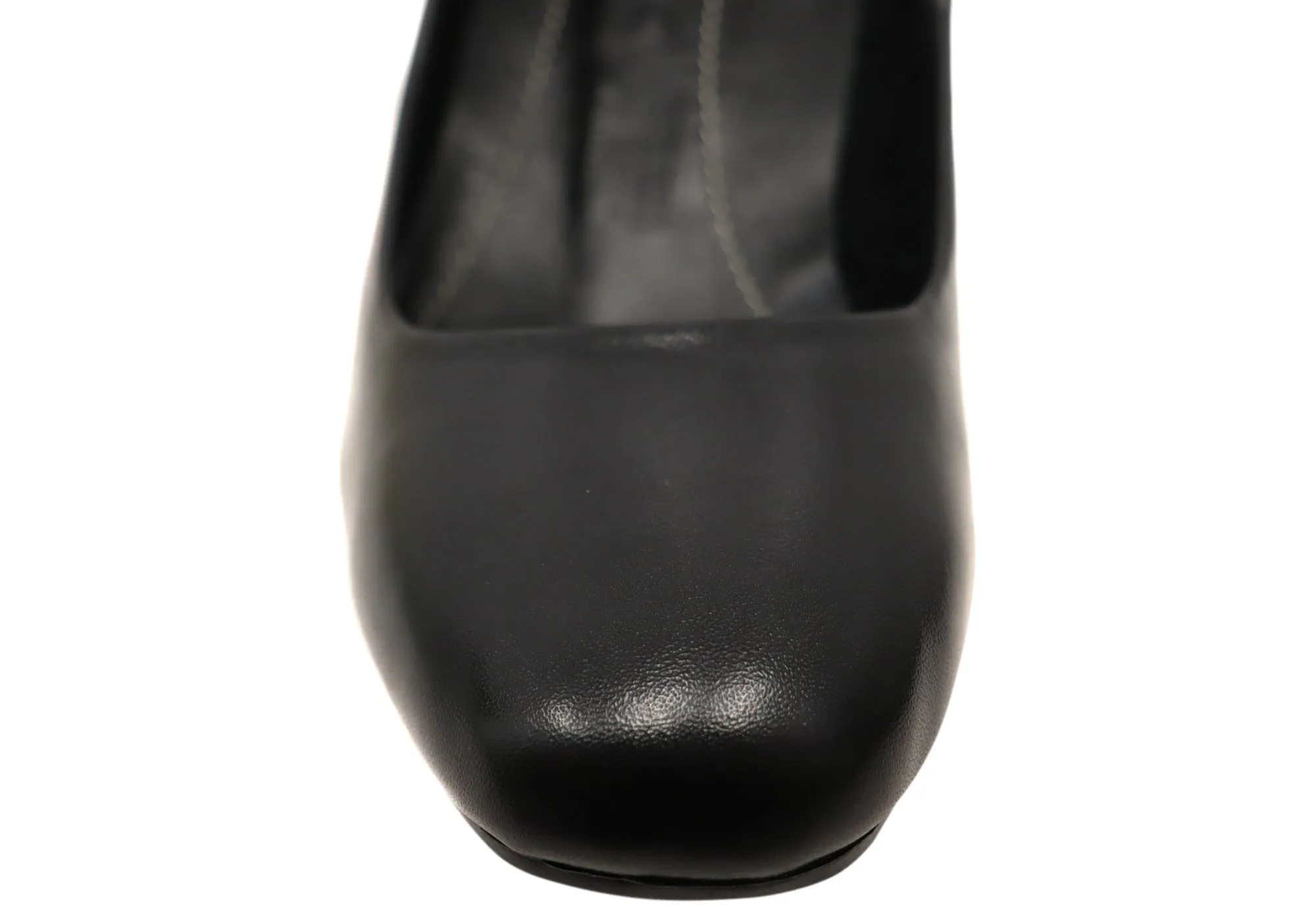 Orizonte Menalla Damen Europäische Bequeme Leder High Heels Orizonte Schuhe