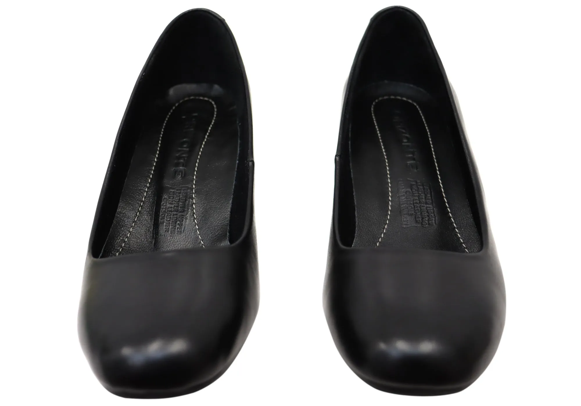 Orizonte Menalla Damen Europäische Bequeme Leder High Heels Orizonte Schuhe