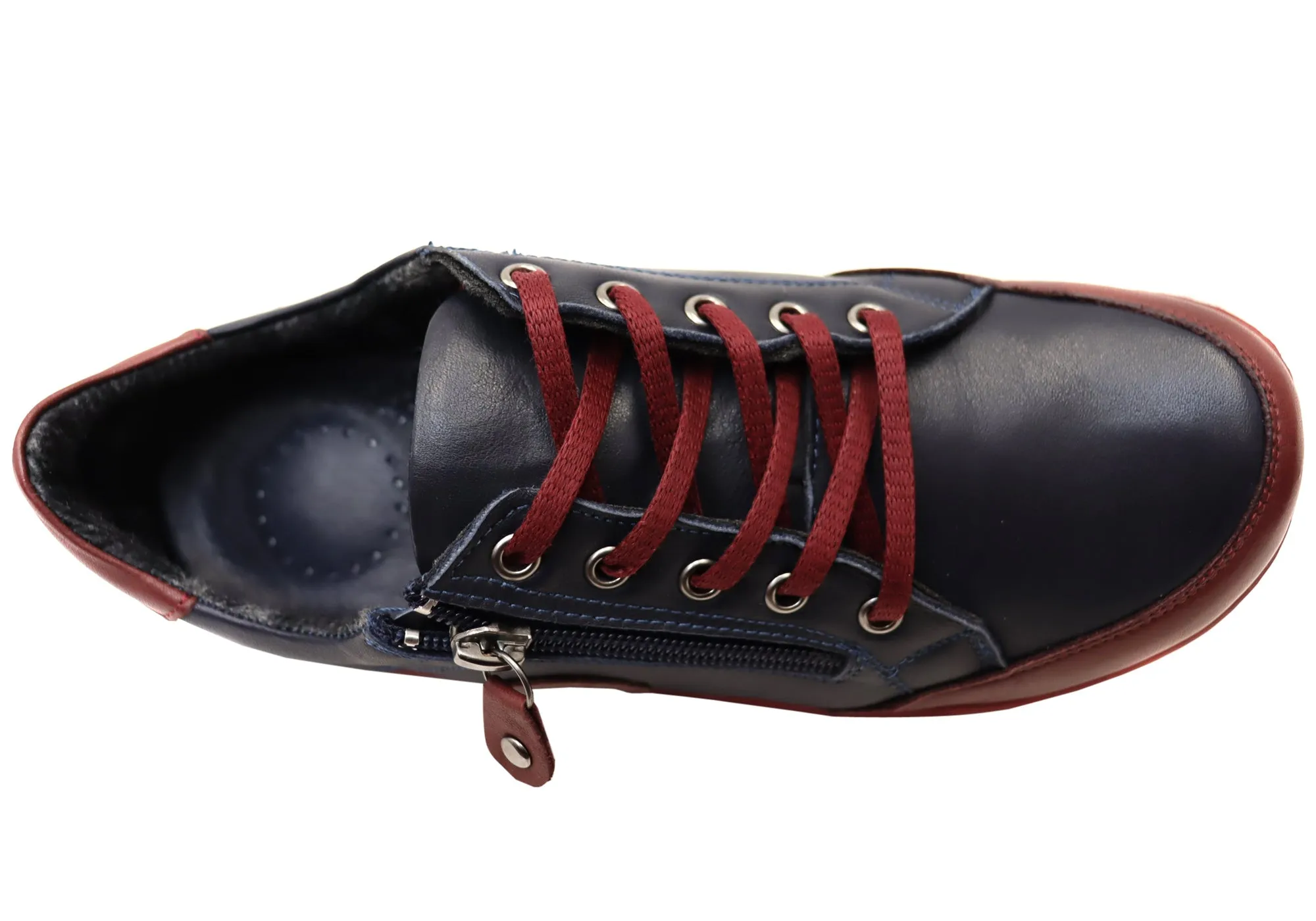 Orizonte Newbay Damen Bequeme Lederschuhe Europäische Schuhe Orizonte Schuhe