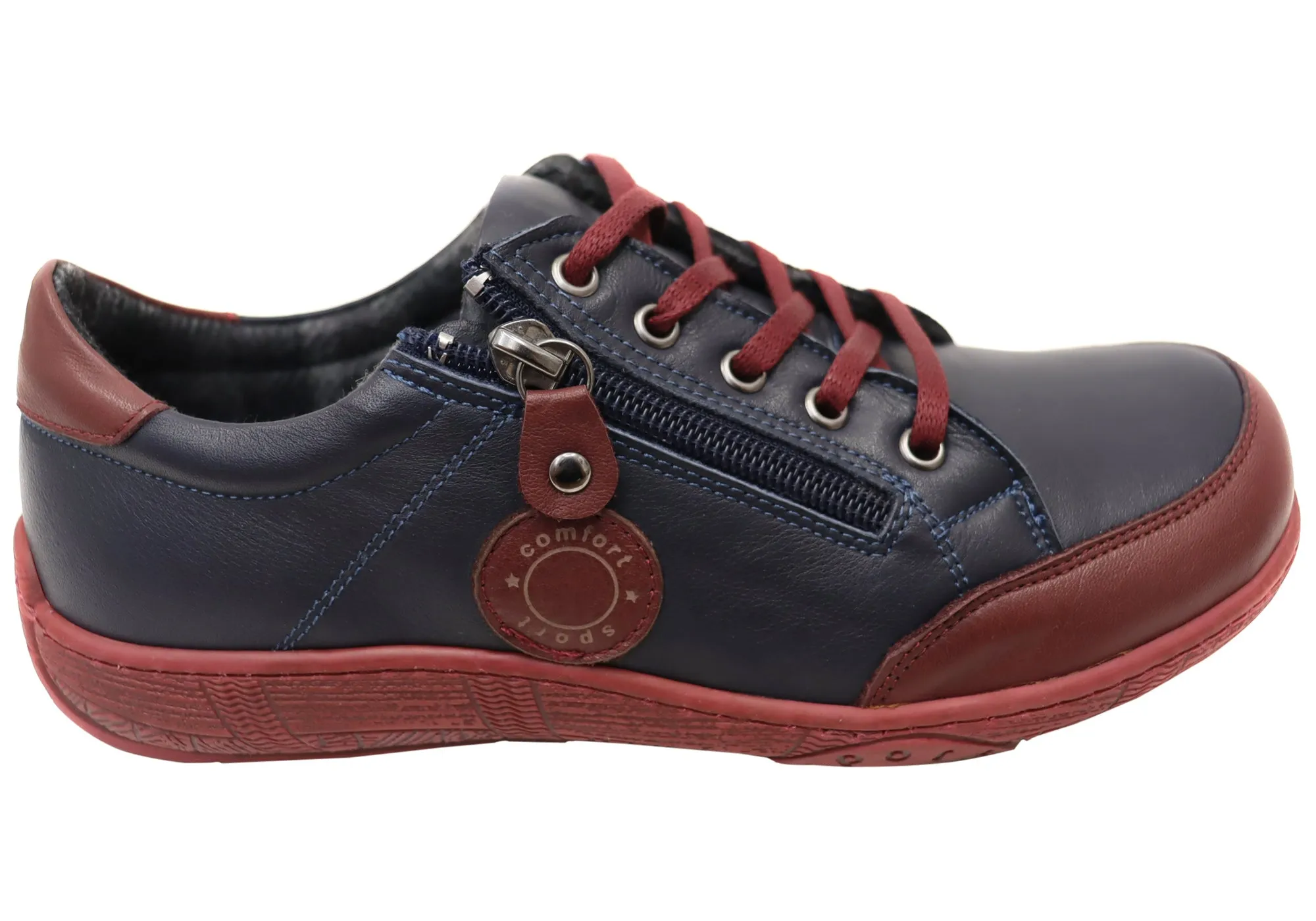 Orizonte Newbay Damen Bequeme Lederschuhe Europäische Schuhe Orizonte Schuhe