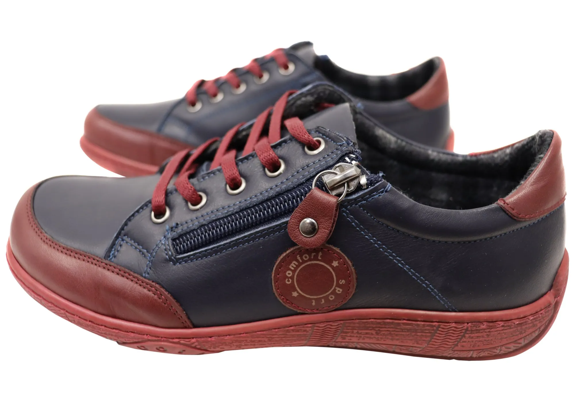Orizonte Newbay Damen Bequeme Lederschuhe Europäische Schuhe Orizonte Schuhe