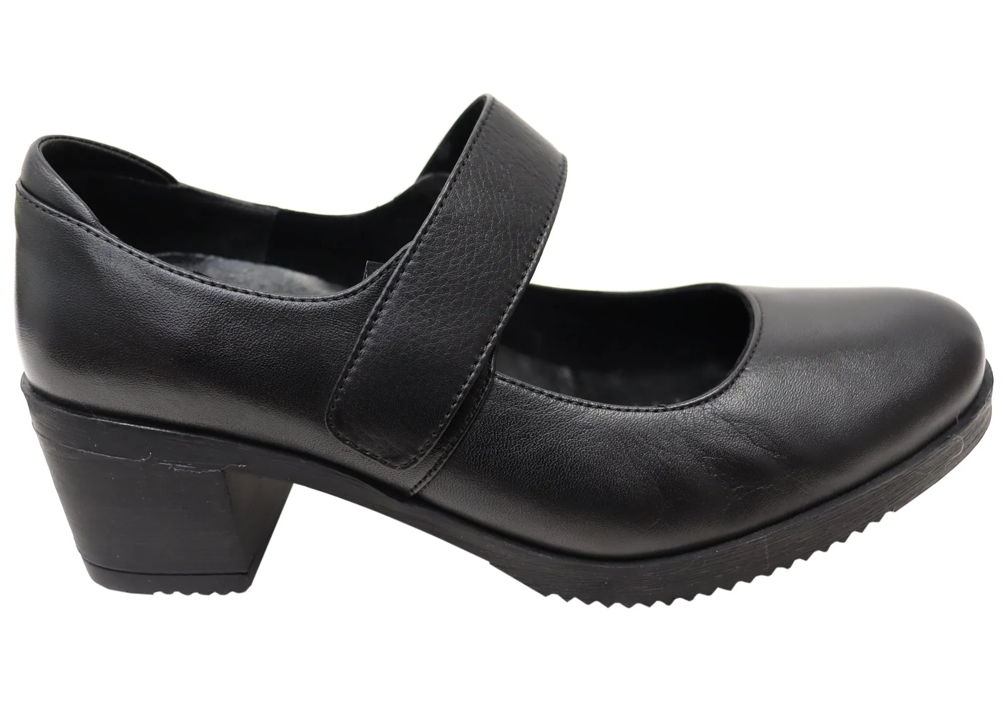 Orizonte Valimera Damen Europäische Bequeme Leder High Heels Orizonte Schuhe