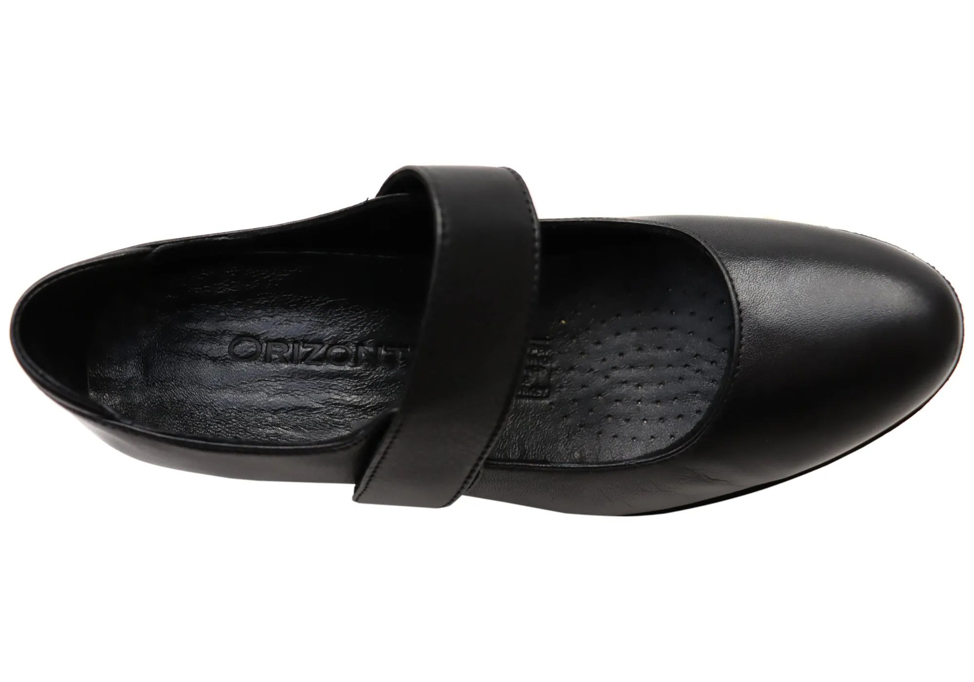 Orizonte Valimera Damen Europäische Bequeme Leder High Heels Orizonte Schuhe