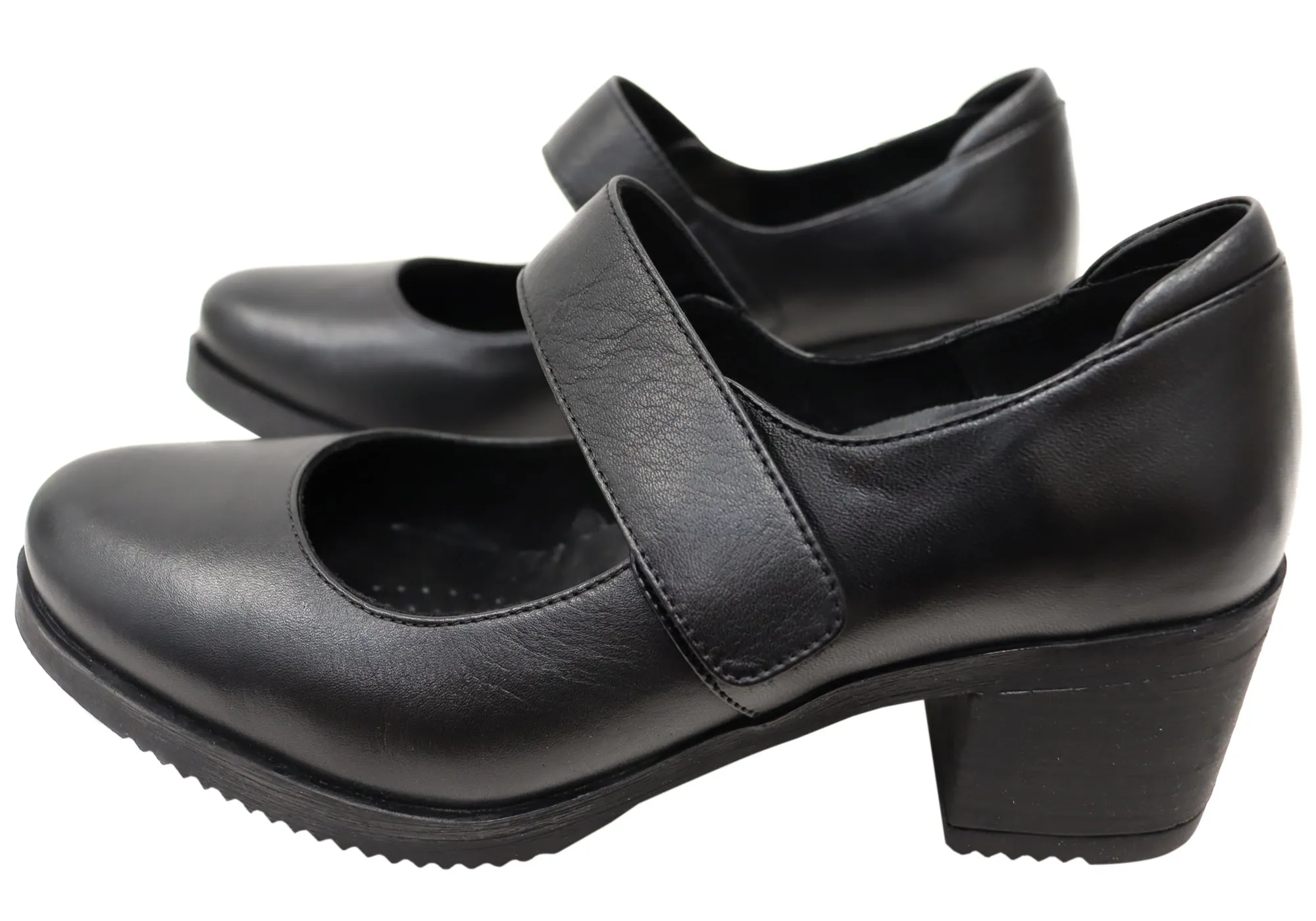 Orizonte Valimera Damen Europäische Bequeme Leder High Heels Orizonte Schuhe