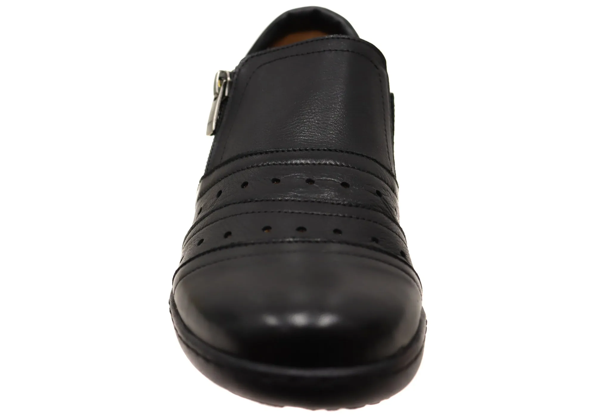 Orizonte Yvetta Damen Bequeme Lederschuhe Europäische Schuhe Orizonte Schuhe