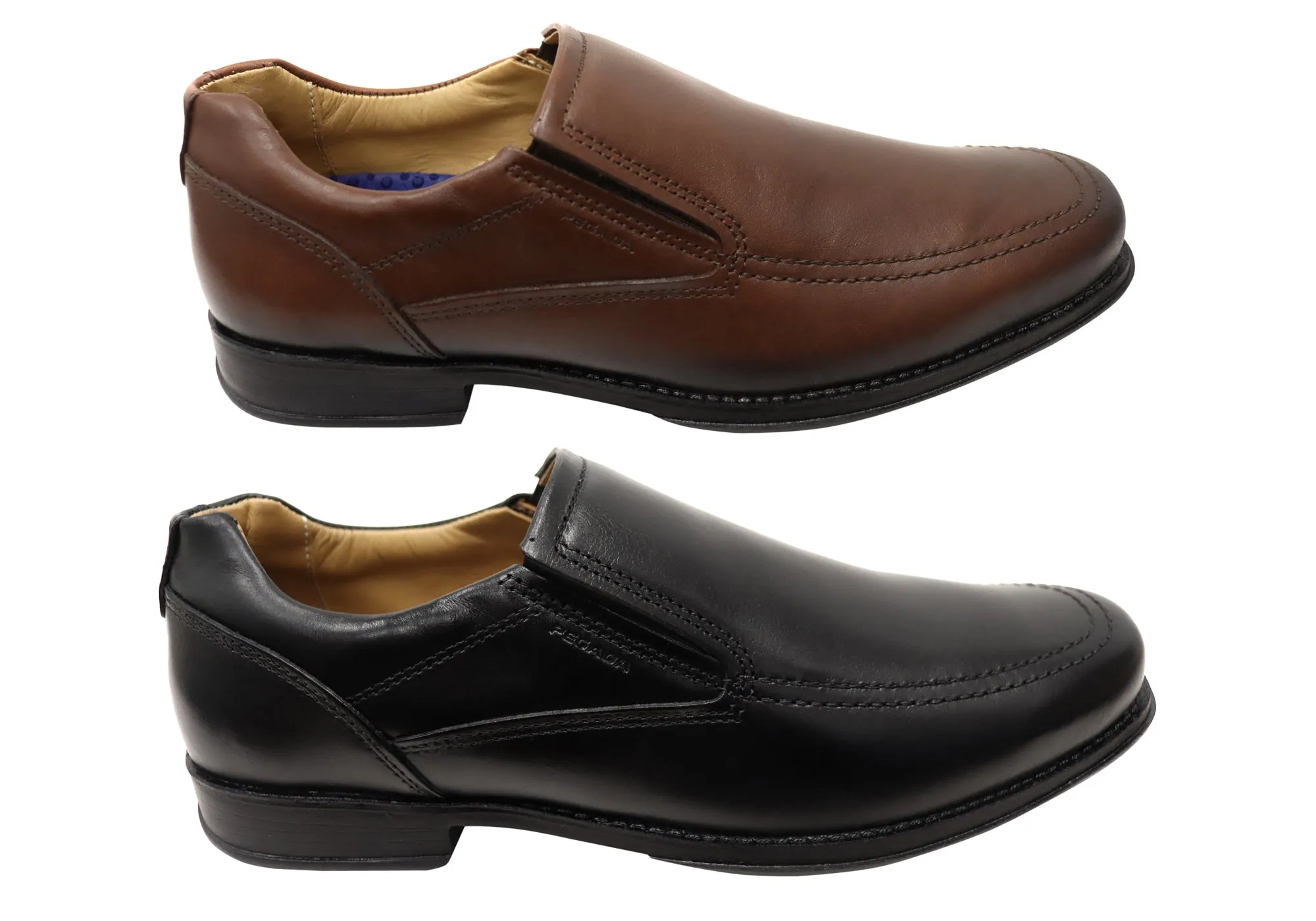 Pegada Ian Herren Bequeme Brasilianische Leder Schlupf-Schuhe Pegada Schuhe