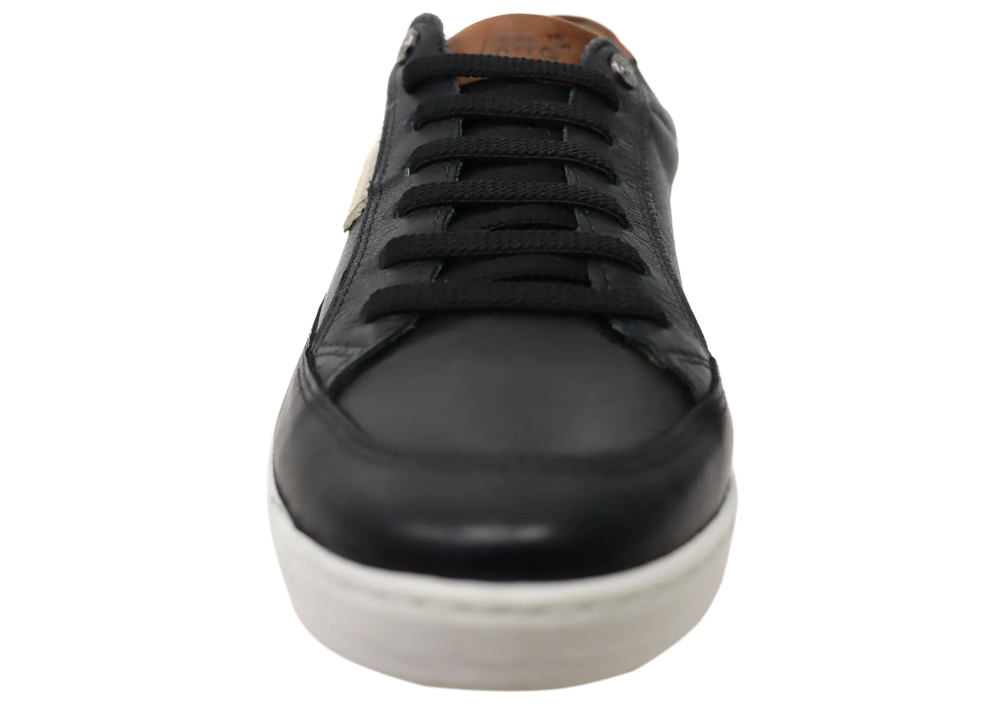 Perlatto Trevor Herren Brasilianische Bequemlichkeit Leder Slip-On Freizeitschuhe Perlatto Schuhe