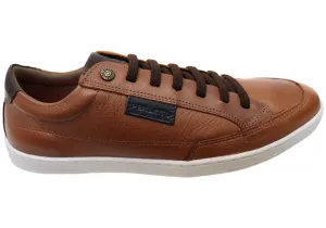 Perlatto Trevor Herren Brasilianische Bequemlichkeit Leder Slip-On Freizeitschuhe Perlatto Schuhe