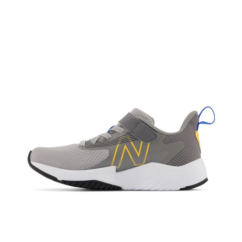 Rave Run v2 - Grau mit Blau und Gold - Kinder