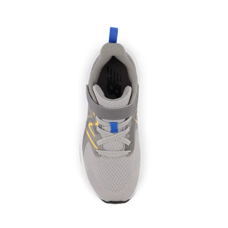 Rave Run v2 - Grau mit Blau und Gold - Kinder