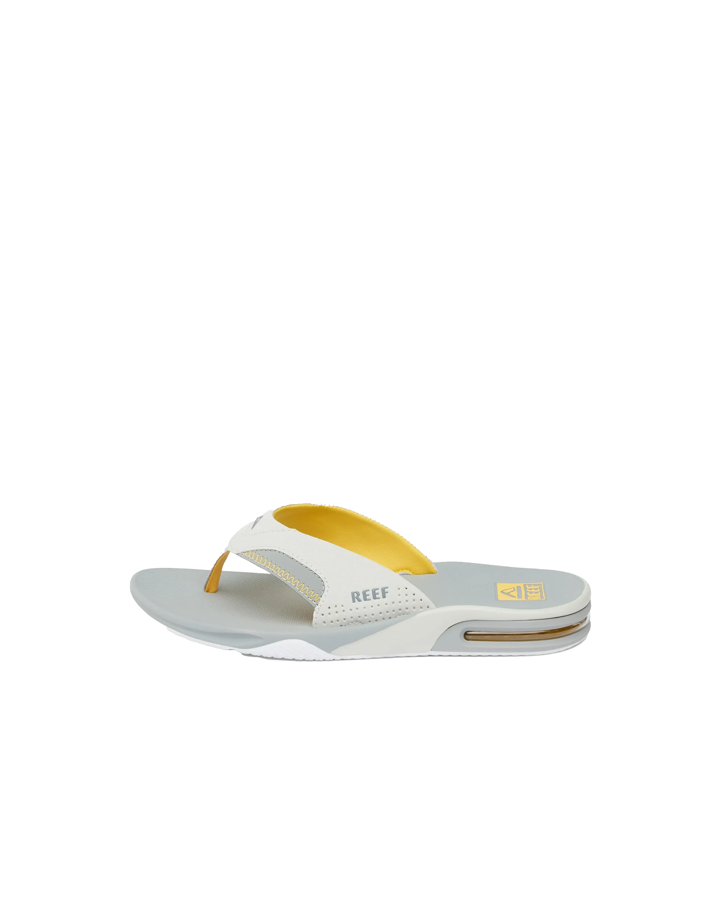Reef Shoes Fanning Flip-Flops in Gelb, Grau & Grau