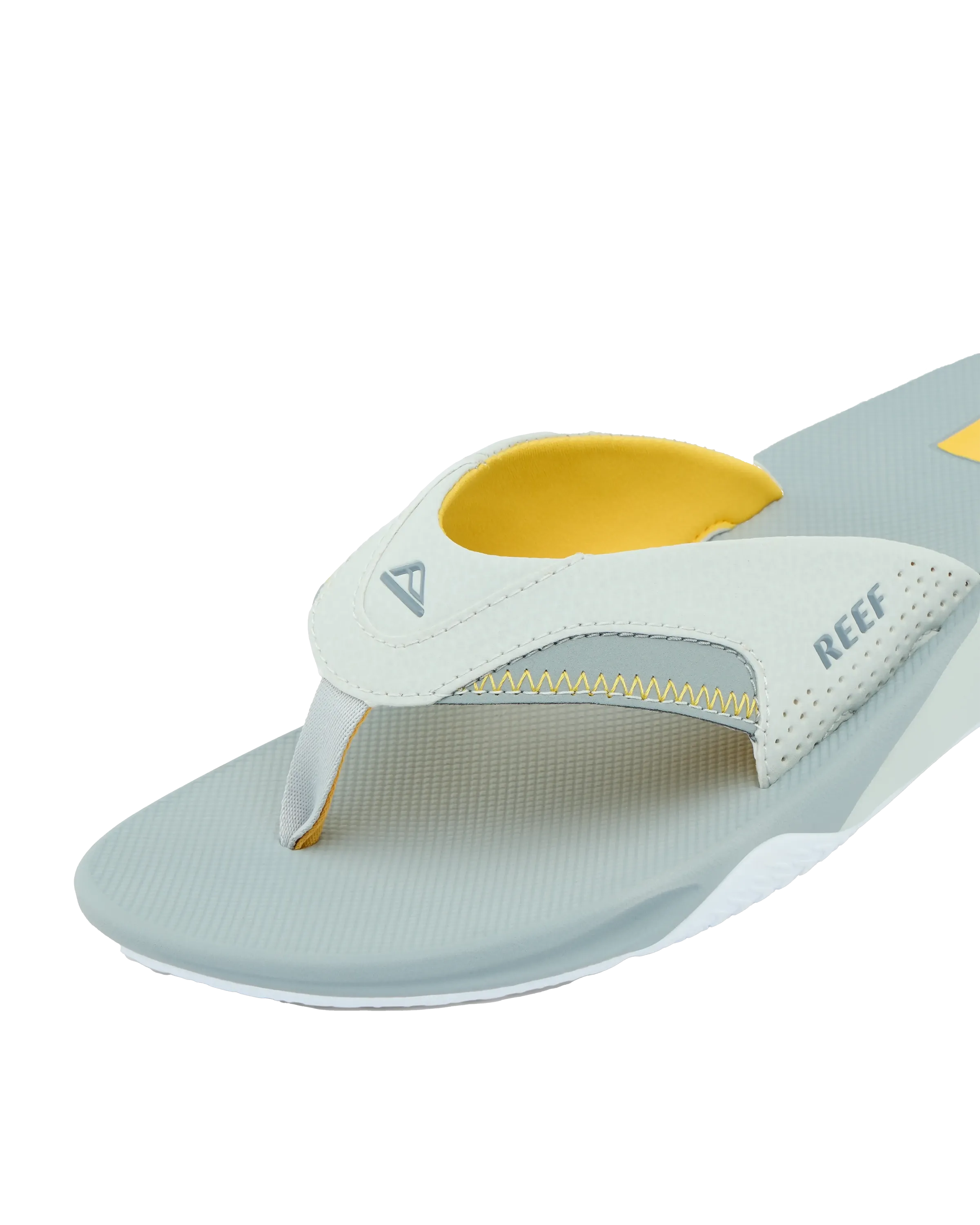 Reef Shoes Fanning Flip-Flops in Gelb, Grau & Grau