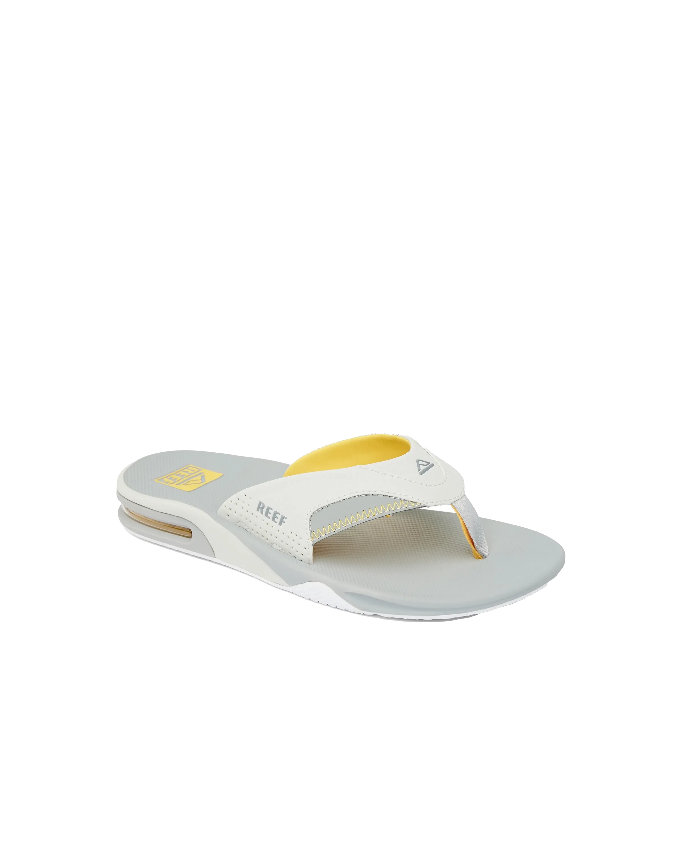 Reef Shoes Fanning Flip-Flops in Gelb, Grau & Grau