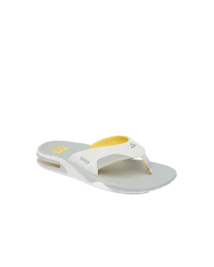 Reef Shoes Fanning Flip-Flops in Gelb, Grau & Grau