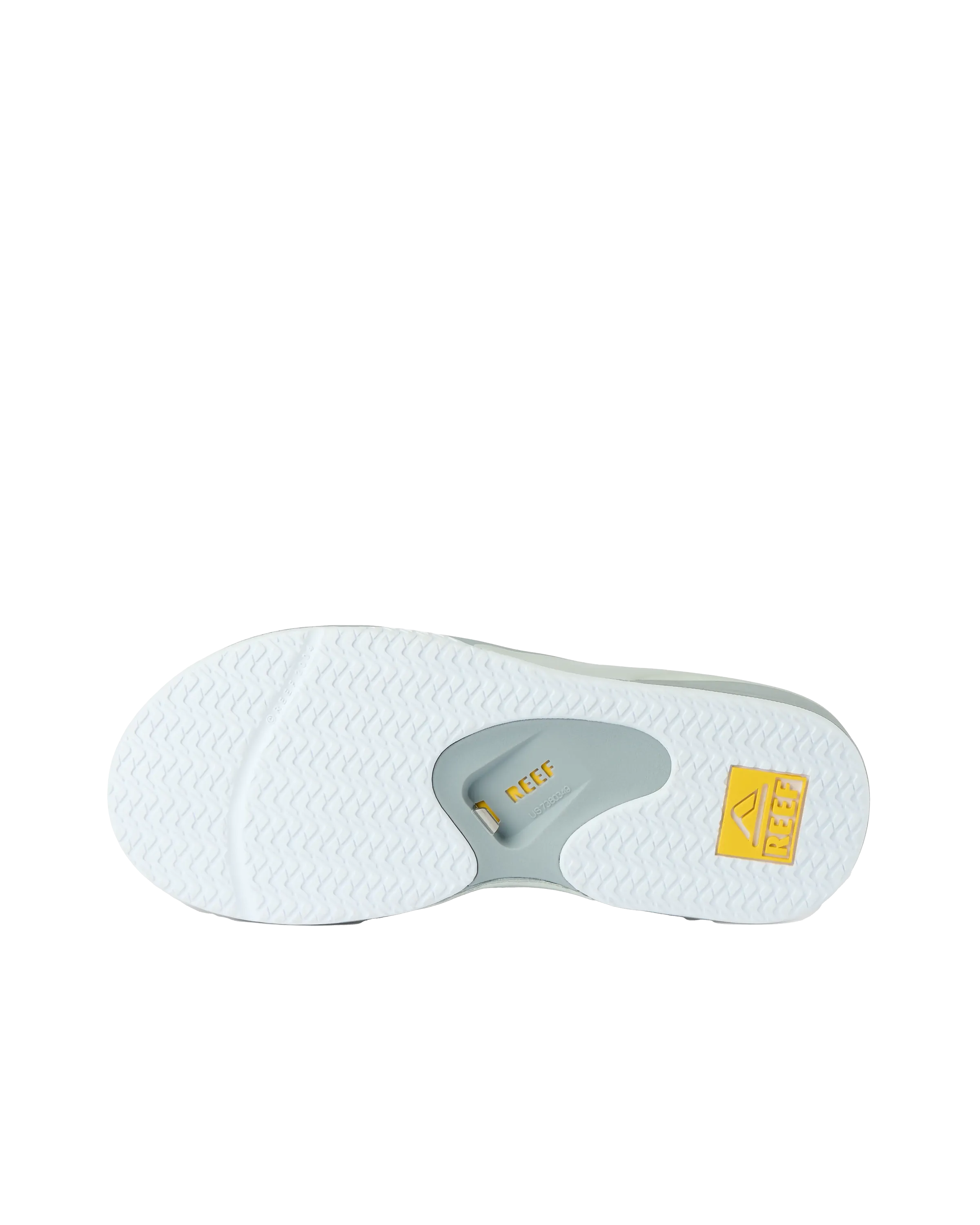 Reef Shoes Fanning Flip-Flops in Gelb, Grau & Grau