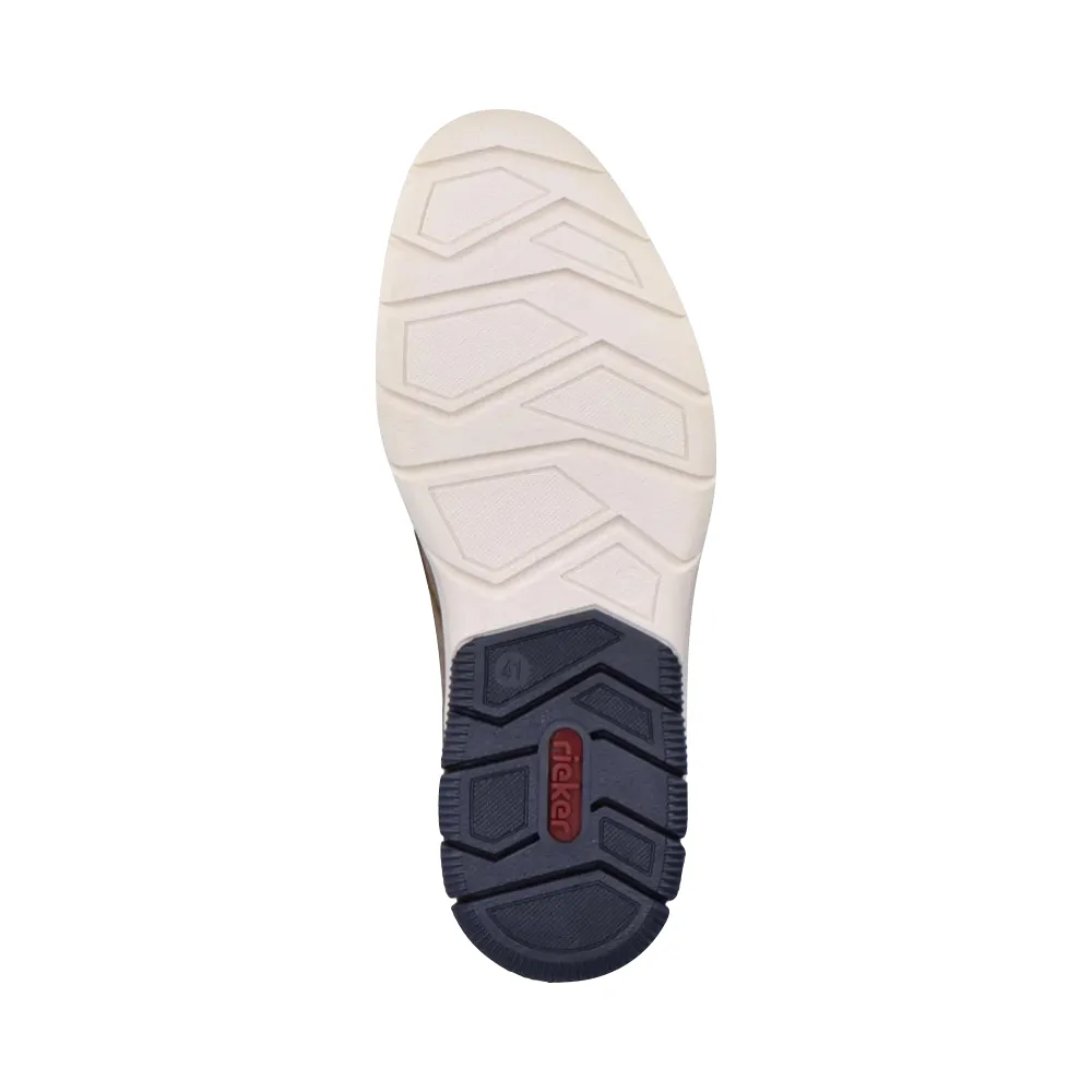 Rieker Herren Dustin 50 Perforierter Schuh in Fango Taupe
