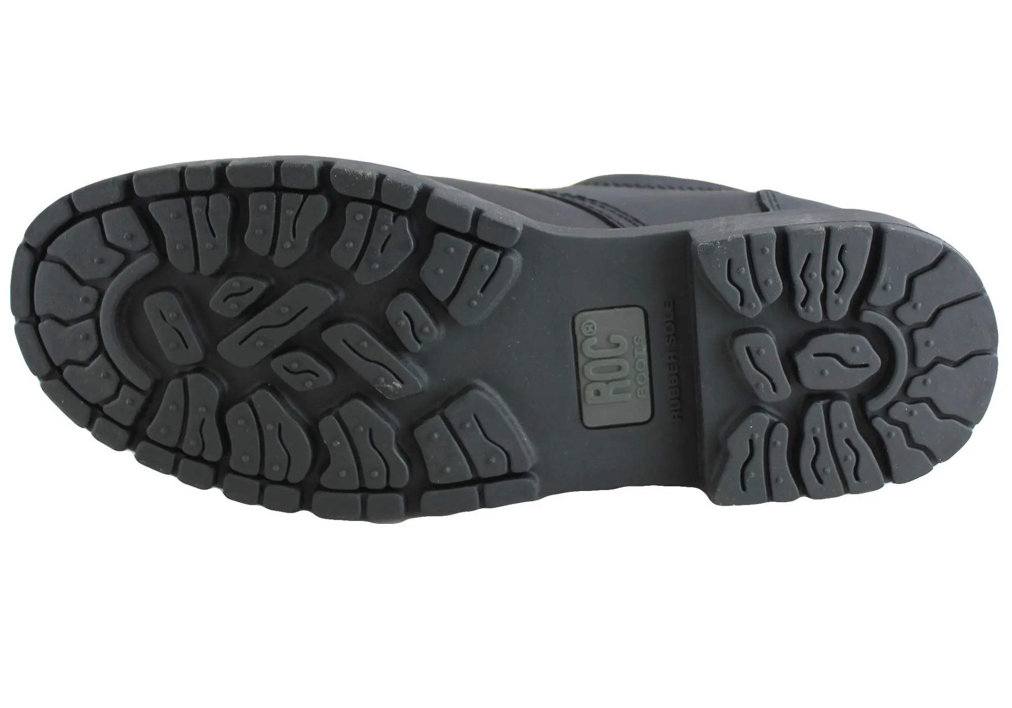 Roc Magnum Senior Schnürschuhe Bequeme Schulschuhe aus schwarzem Leder Roc Schuhe