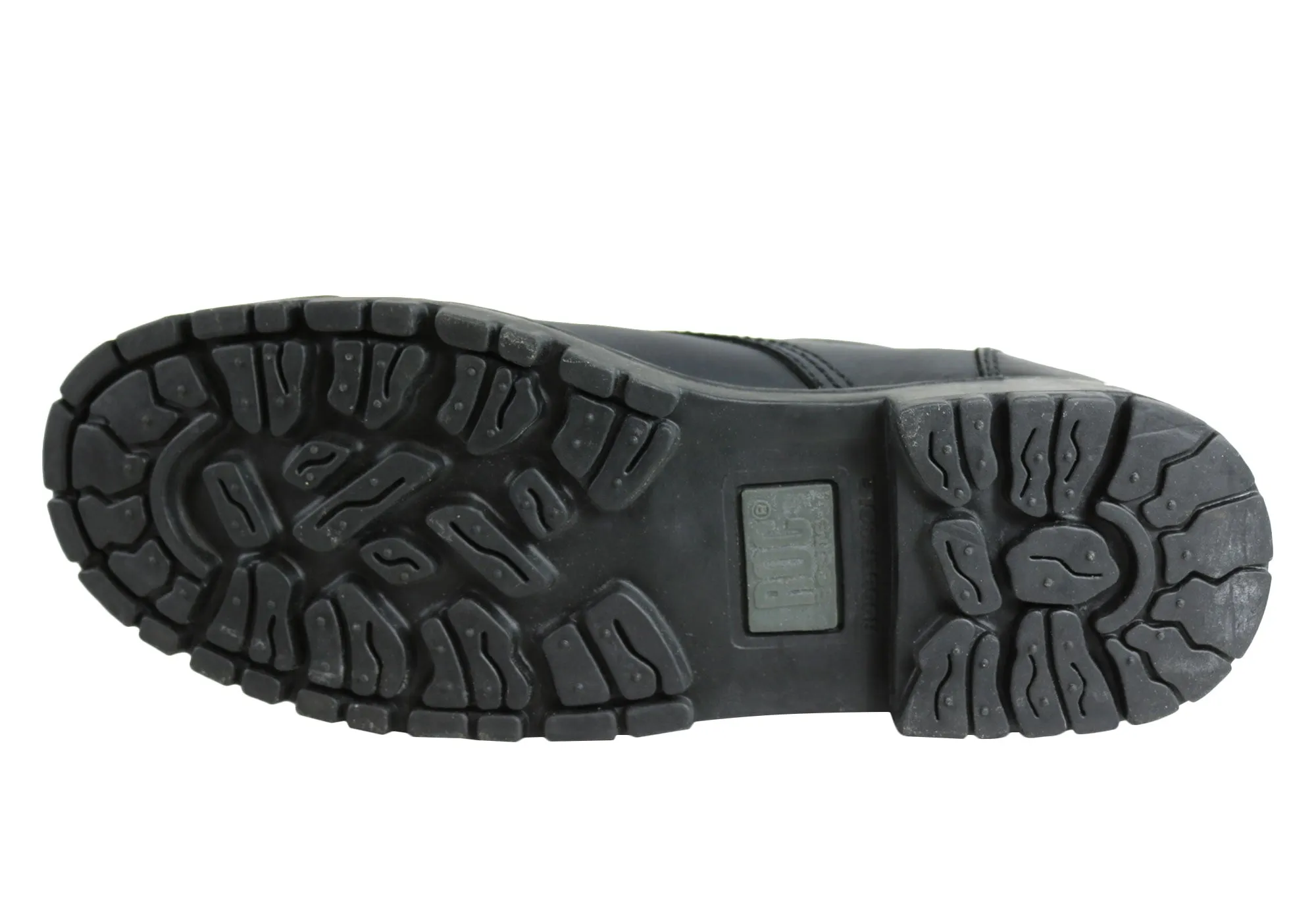 Roc Magnum Senior Schnürschuhe Bequeme Schulschuhe aus schwarzem Leder Roc Schuhe