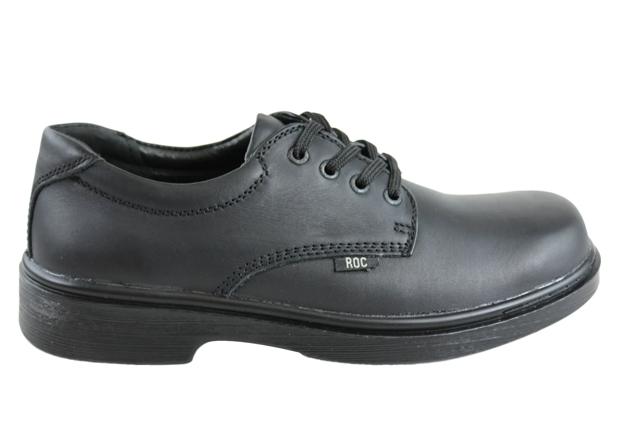 ROC Strobe Senior Schnürschuhe Bequeme Lederschuhe für die Schule ROC Schuhe